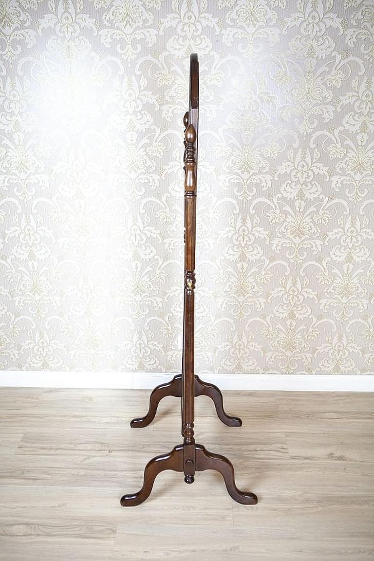 European Adjustable Standing Mirror from the Early 20th Century in Mahogany Frame