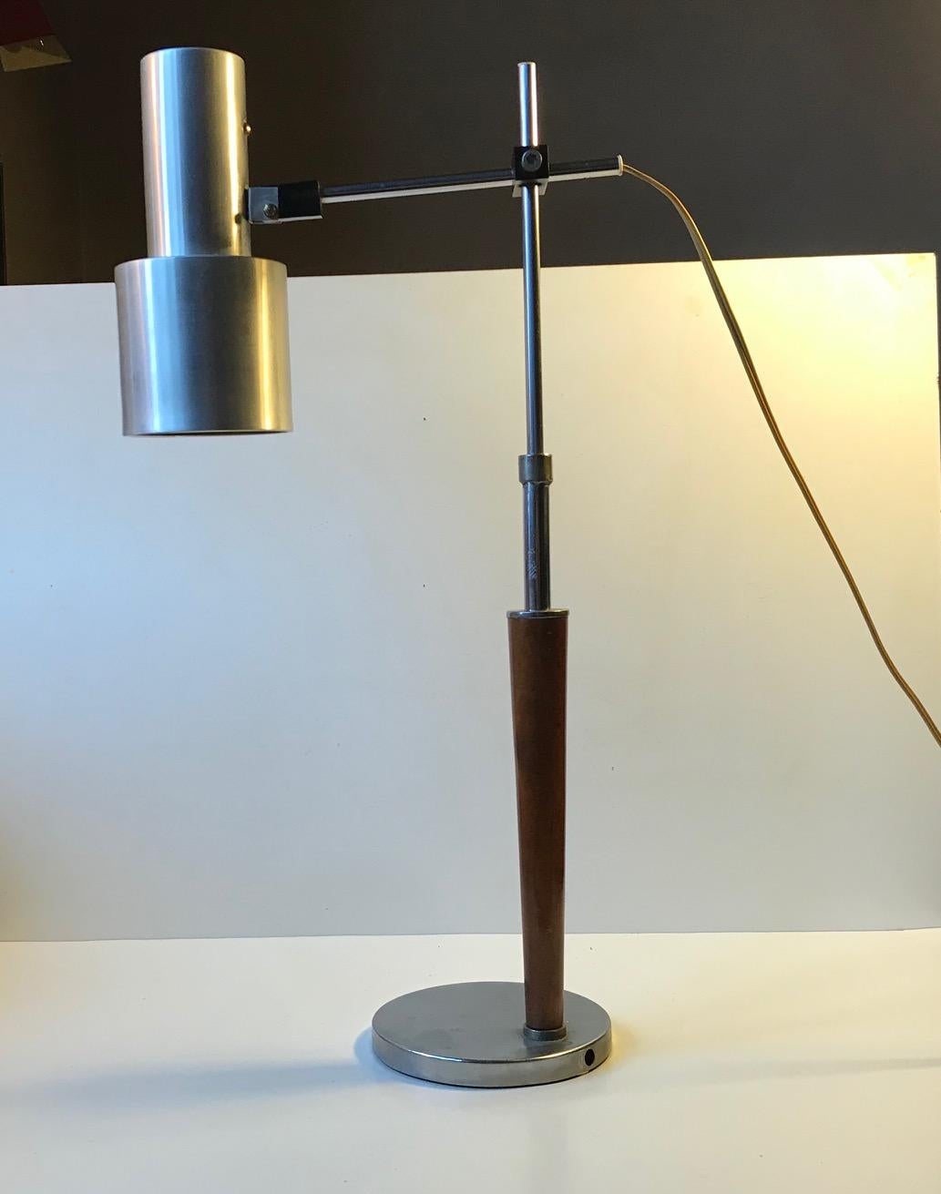 Adjustable Swedish Table Lamp by Carl Thore for Granhaga, 1970s In Good Condition In Esbjerg, DK