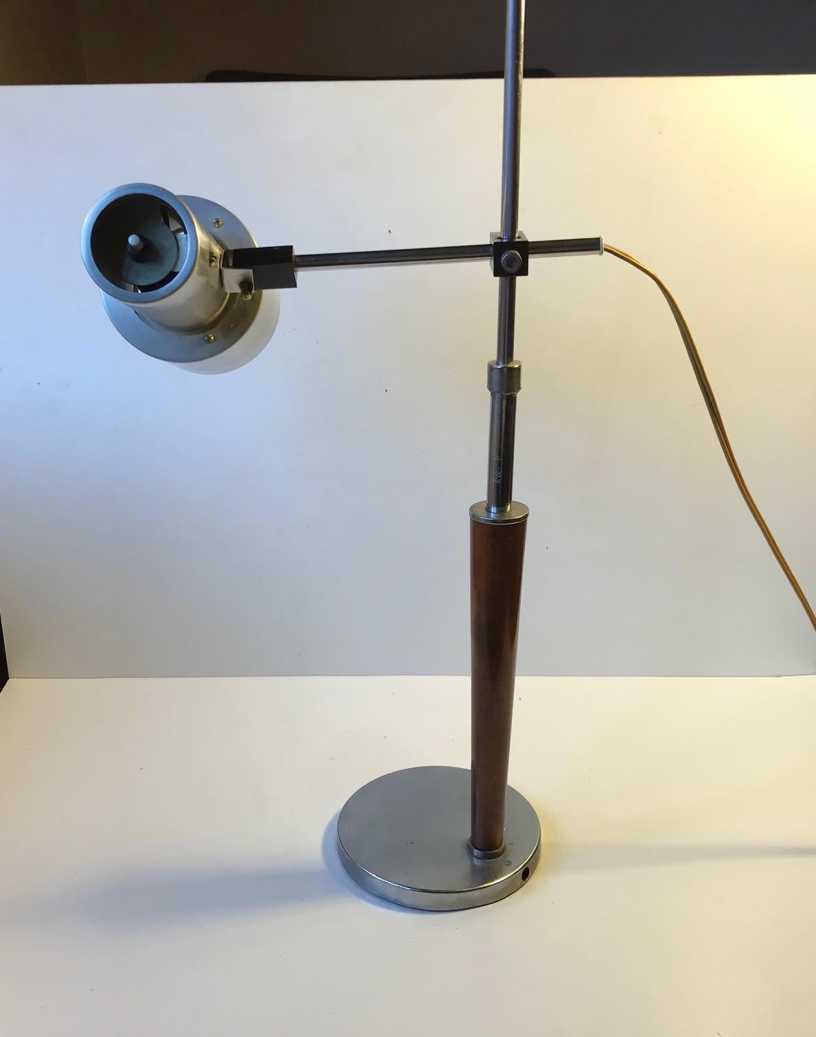Adjustable Swedish Table Lamp by Carl Thore for Granhaga, 1970s 2