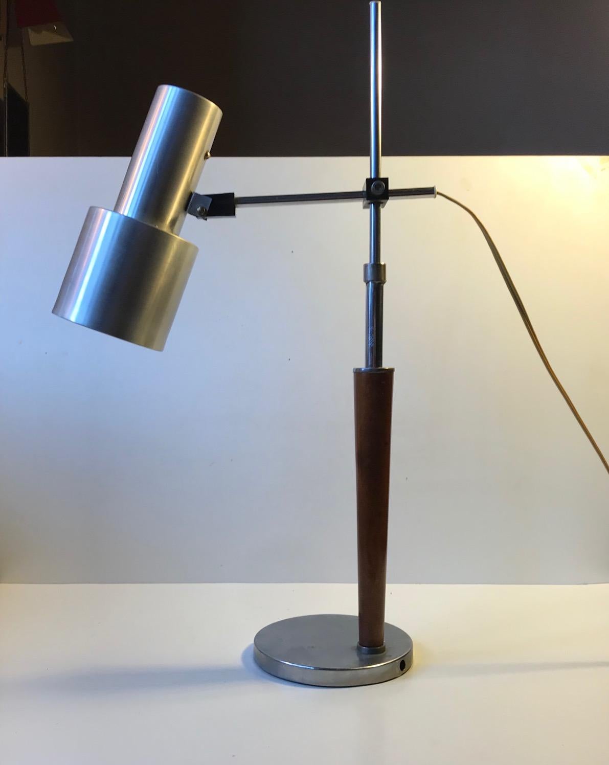 Adjustable Swedish Table Lamp by Carl Thore for Granhaga, 1970s 3