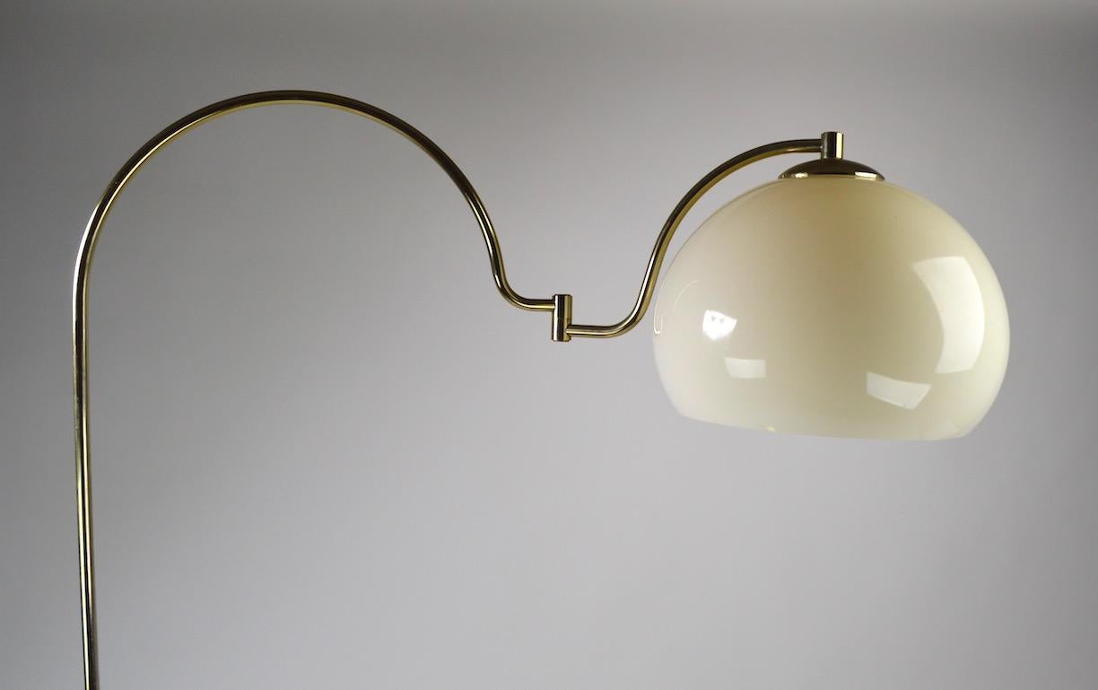 American Adjustable Swing Arm Floor Lamp by Laurel