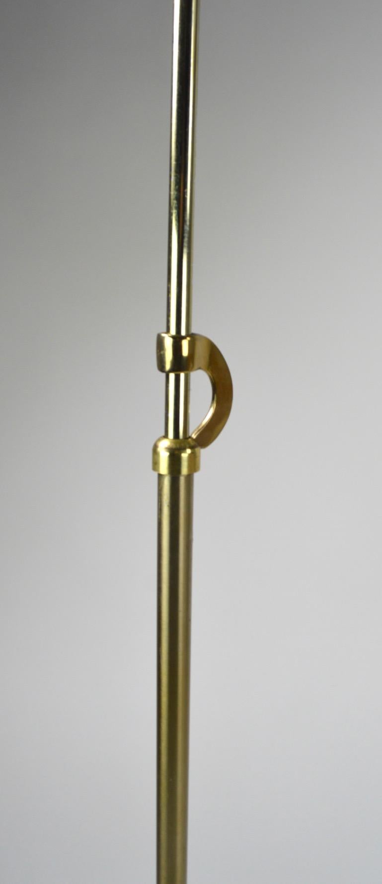 20th Century Adjustable Swing Arm Floor Lamp by Laurel