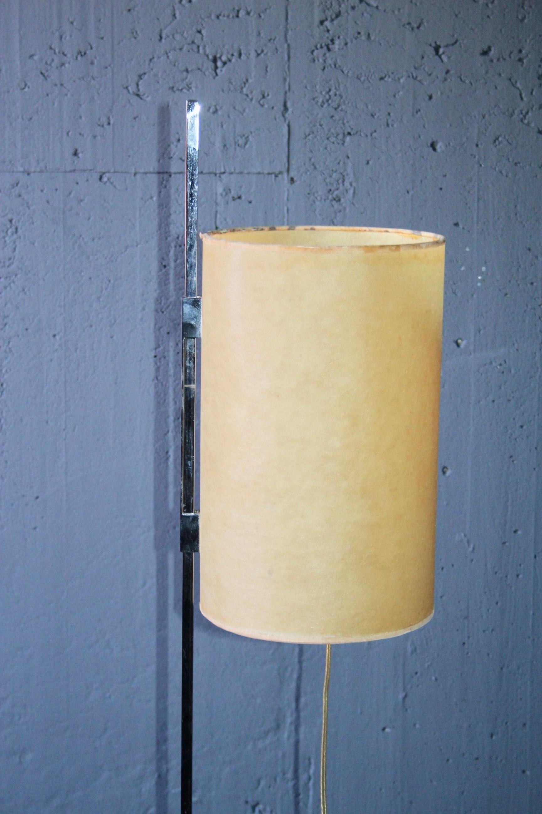 Metal Adjustable Swiss moderniste floor lamp For Sale