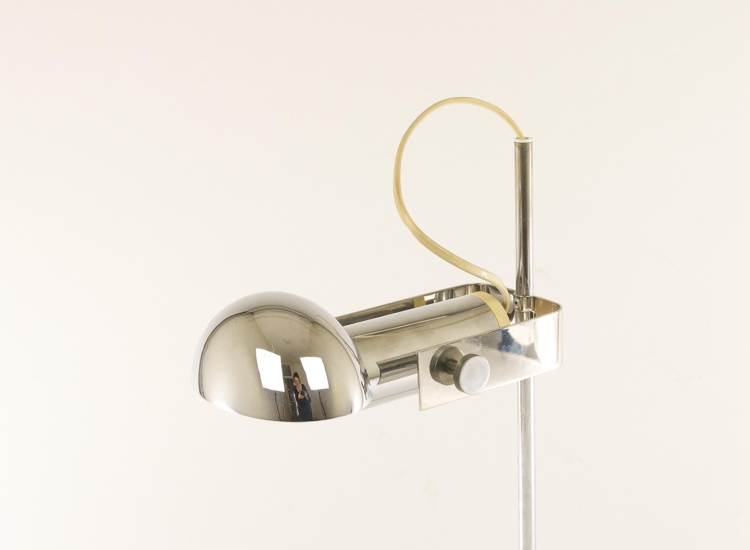 Lacquered Adjustable T395 Table Lamp by Robert Sonneman for Luci Cinisello, 1970s For Sale