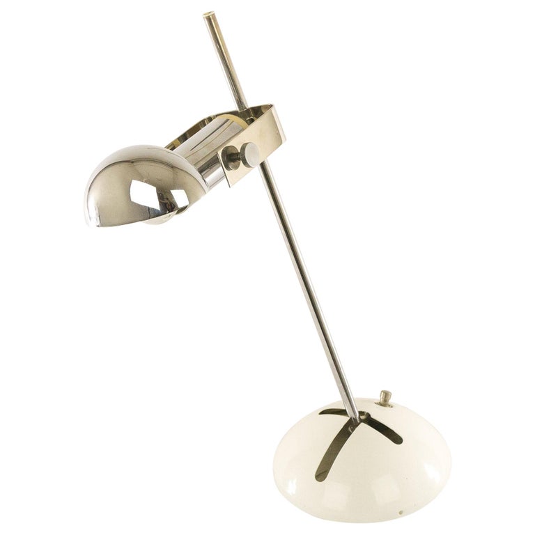 Adjustable T395 Table Lamp by Robert Sonneman for Luci Cinisello, 1970s For Sale