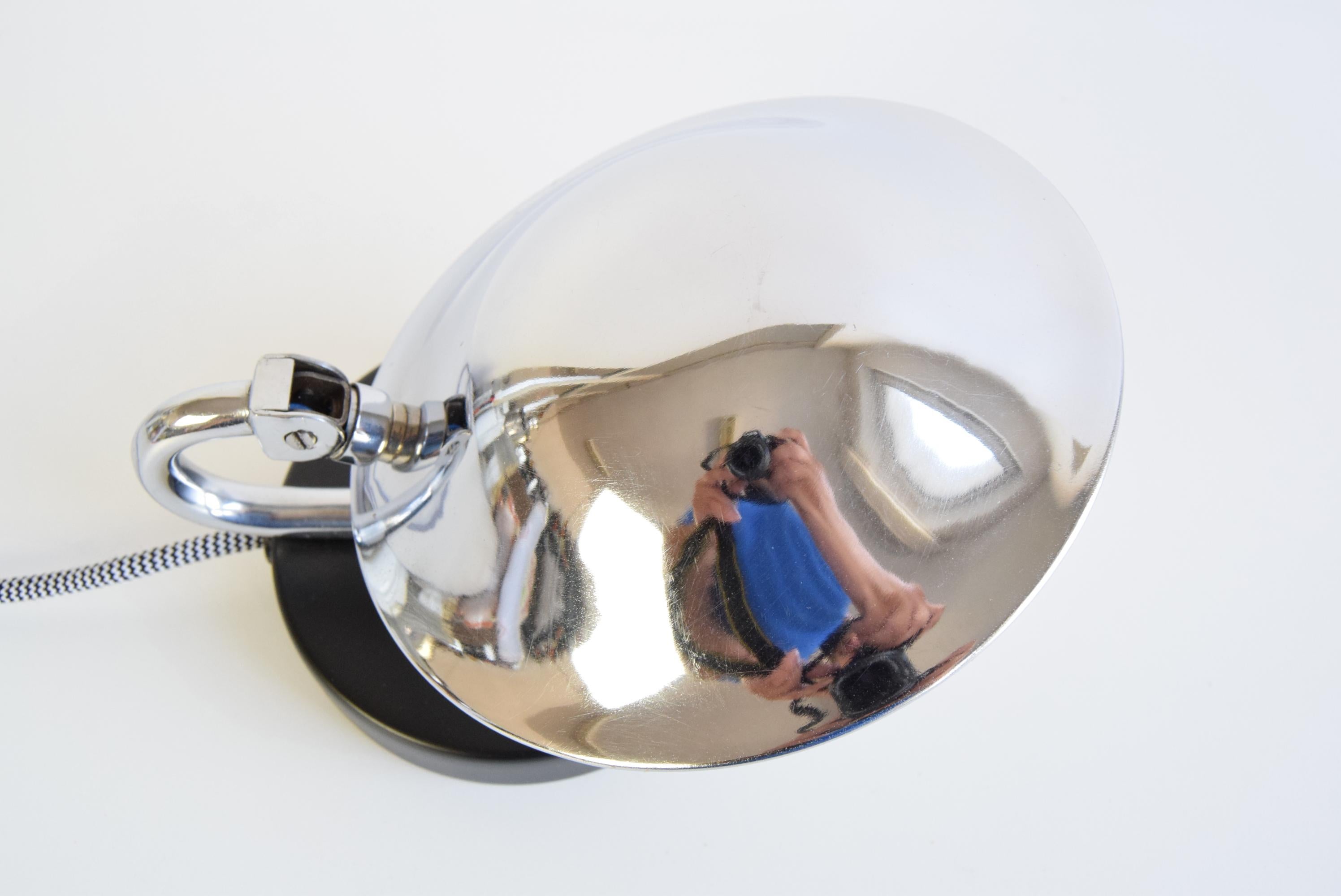 Adjustable Table/Bedside Lamp, by Napako, 1930's. In Good Condition For Sale In Praha, CZ