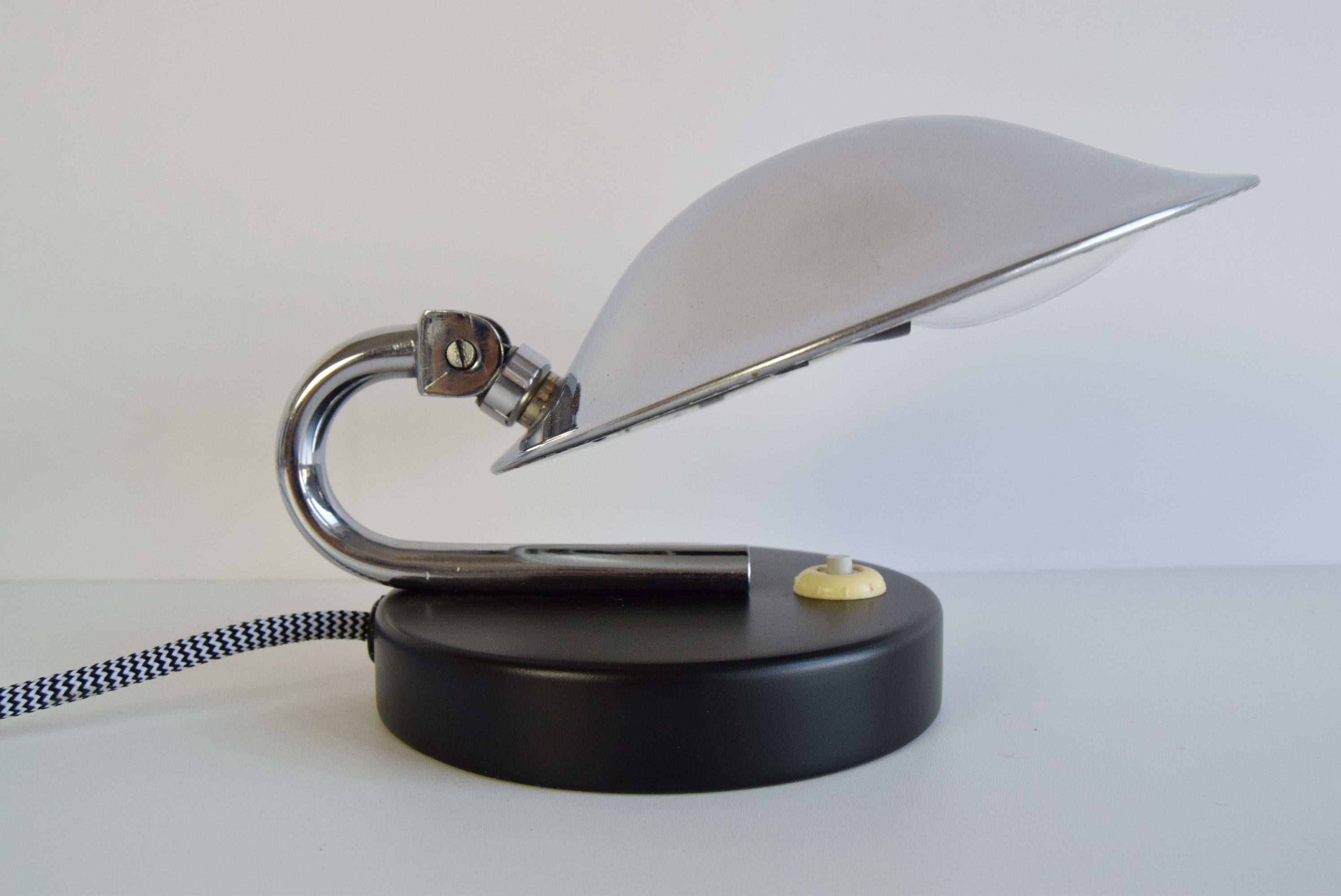 Mid-20th Century Adjustable Table/Bedside Lamp, by Napako, 1930's. For Sale