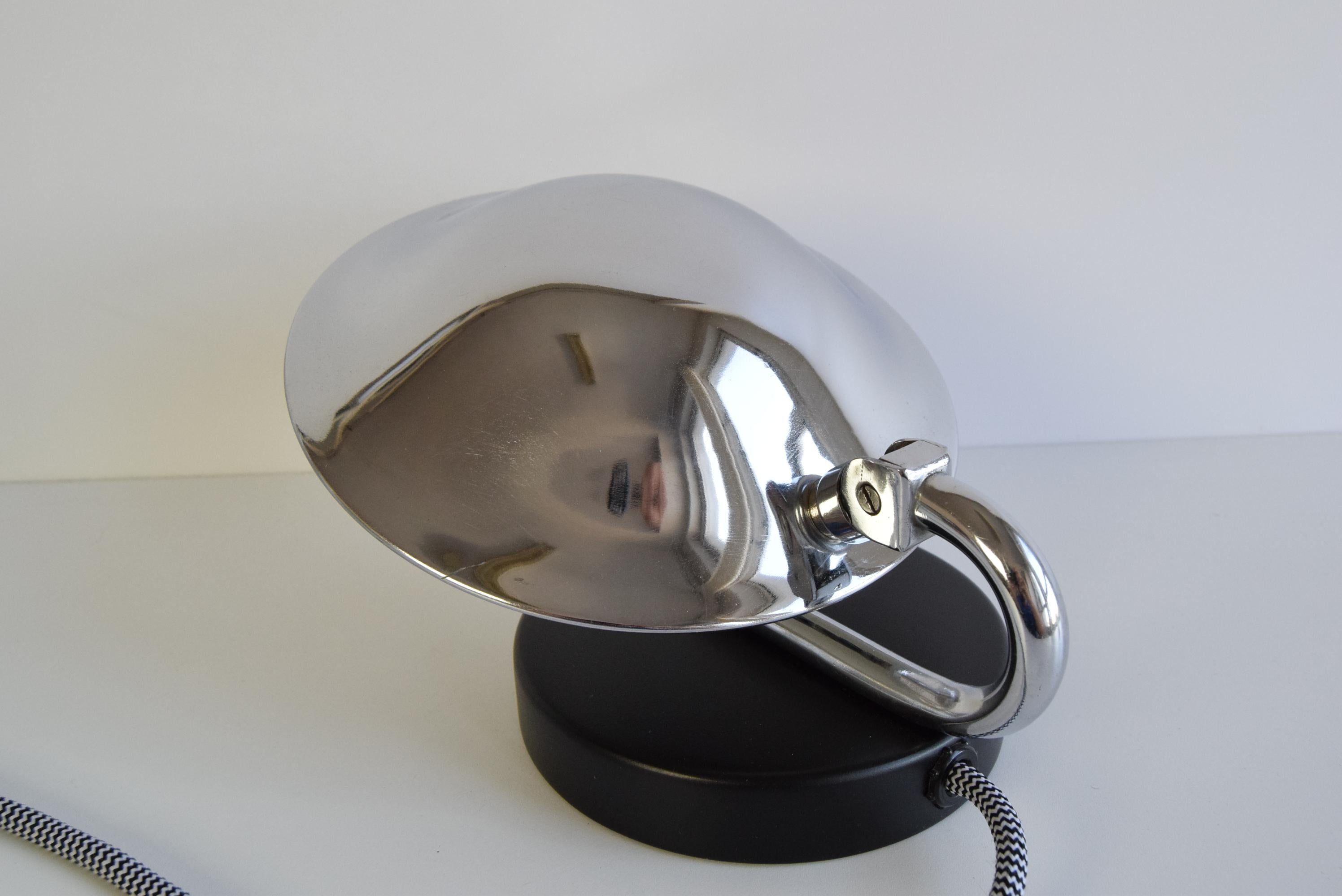 Adjustable Table/Bedside Lamp, by Napako, 1930's. For Sale 2