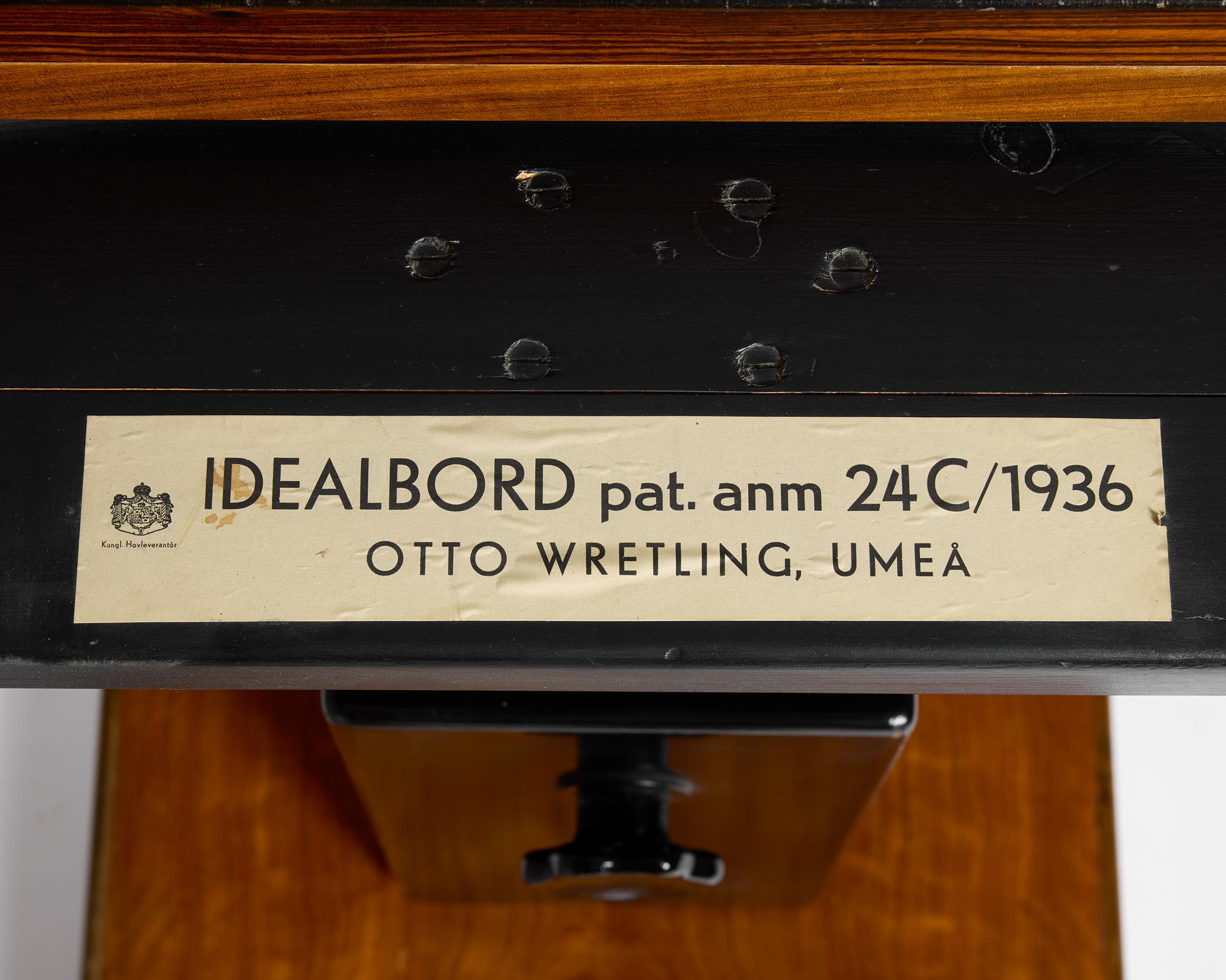Adjustable table 'Ideal table', designed by Otto Wretling, Sweden, 1930s For Sale 10