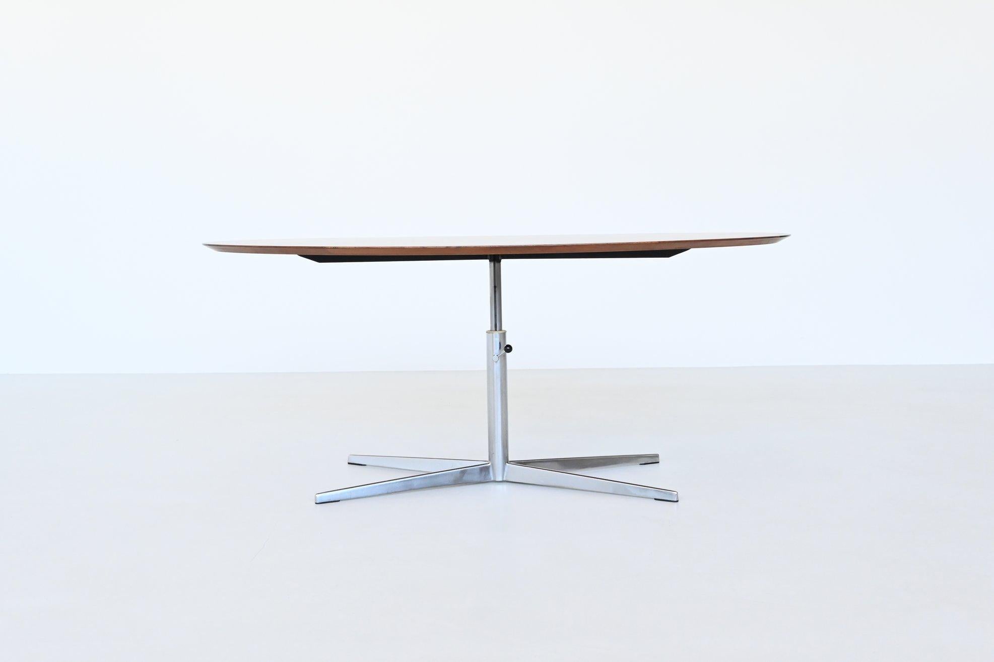 Adjustable Table in Rosewood Wilhelm Renz Style, Germany, 1960 6