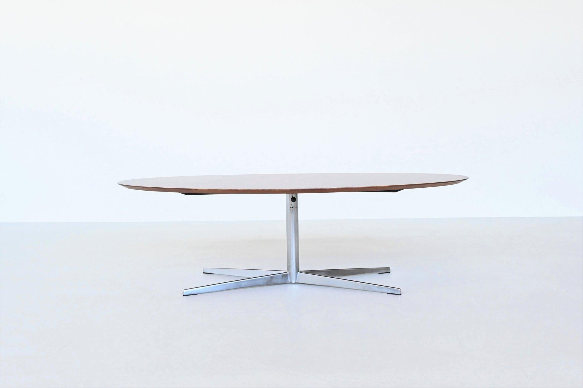 Adjustable Table in Rosewood Wilhelm Renz Style, Germany, 1960 7
