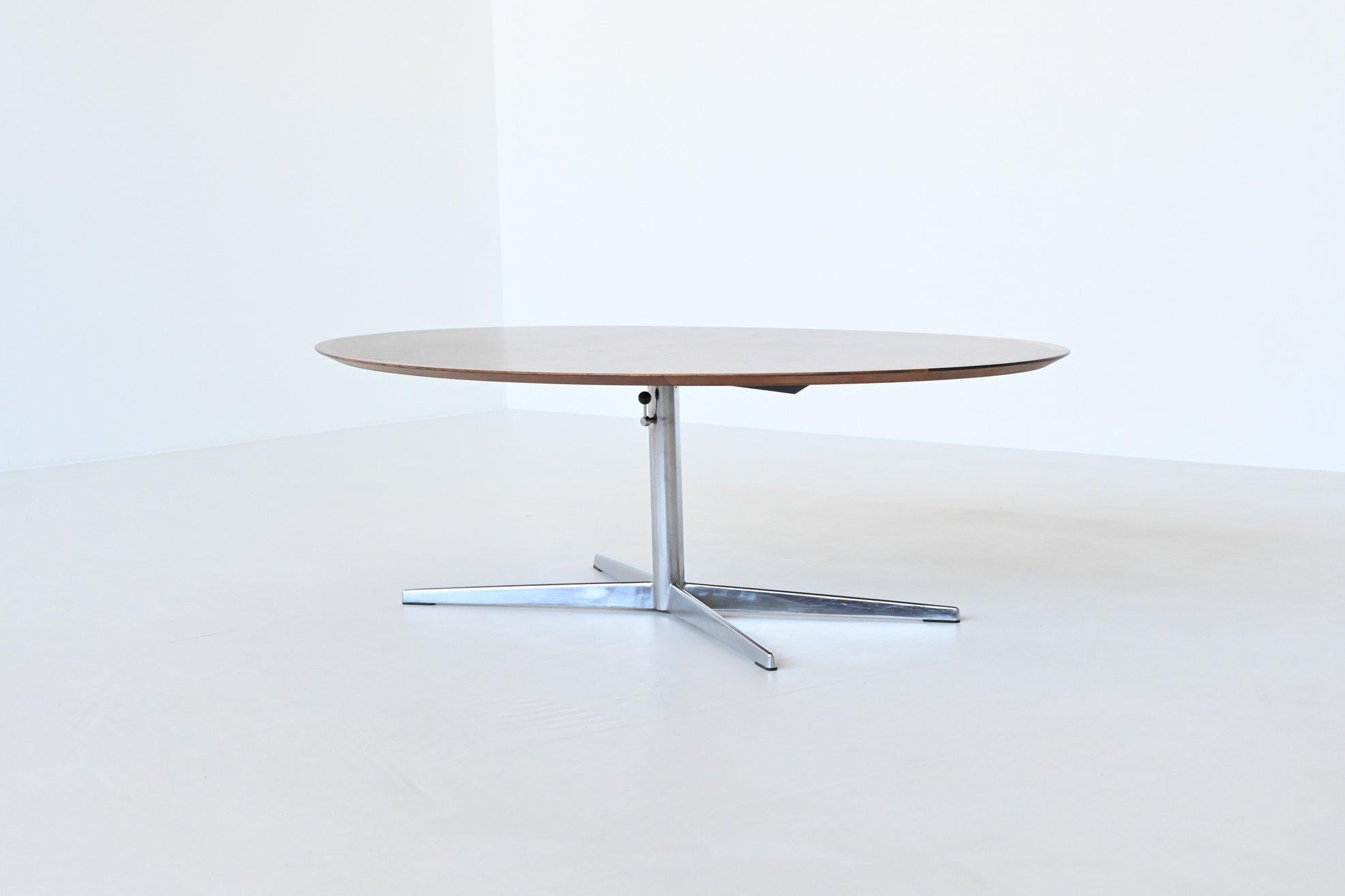 Adjustable Table in Rosewood Wilhelm Renz Style, Germany, 1960 8
