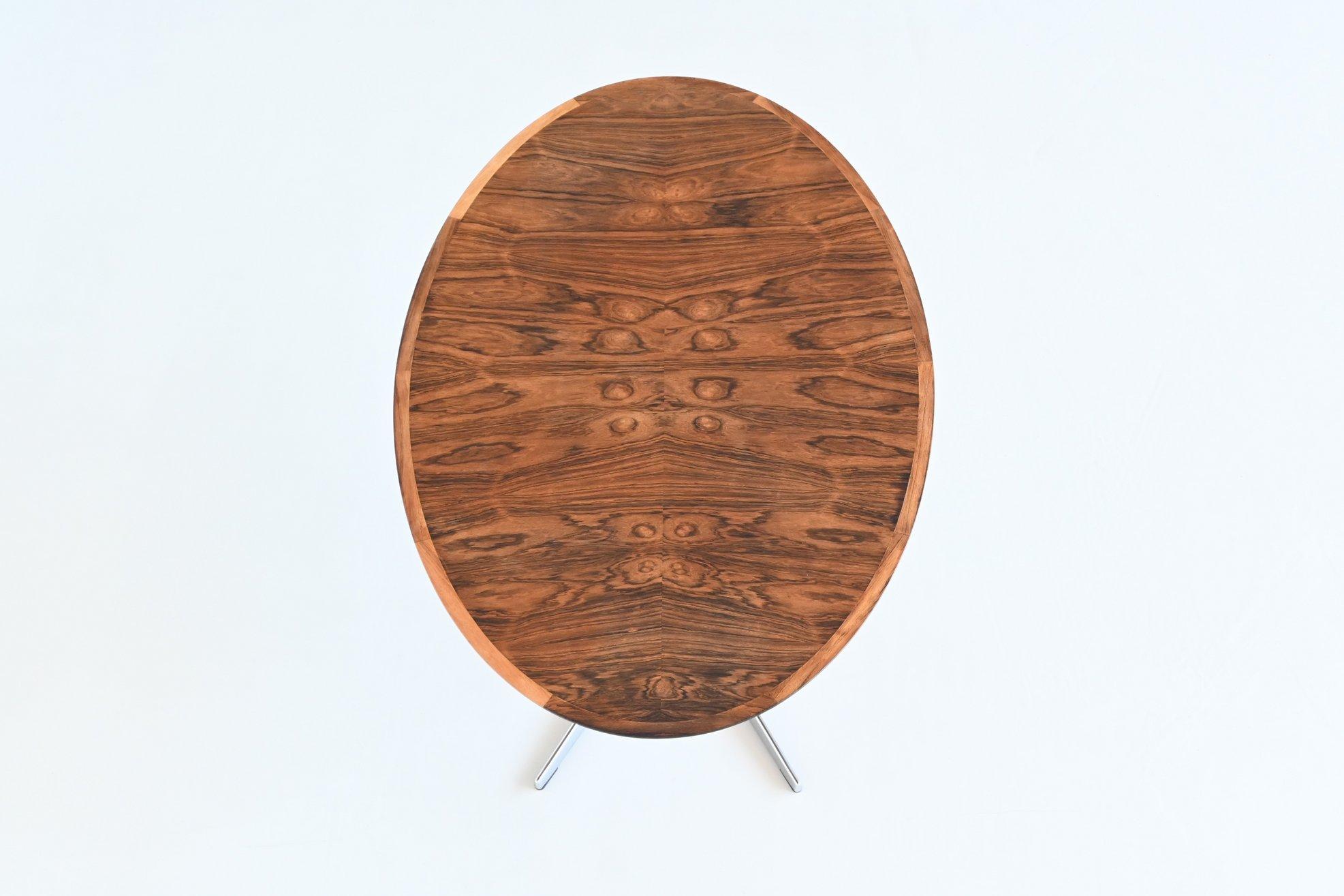 Adjustable Table in Rosewood Wilhelm Renz Style, Germany, 1960 11
