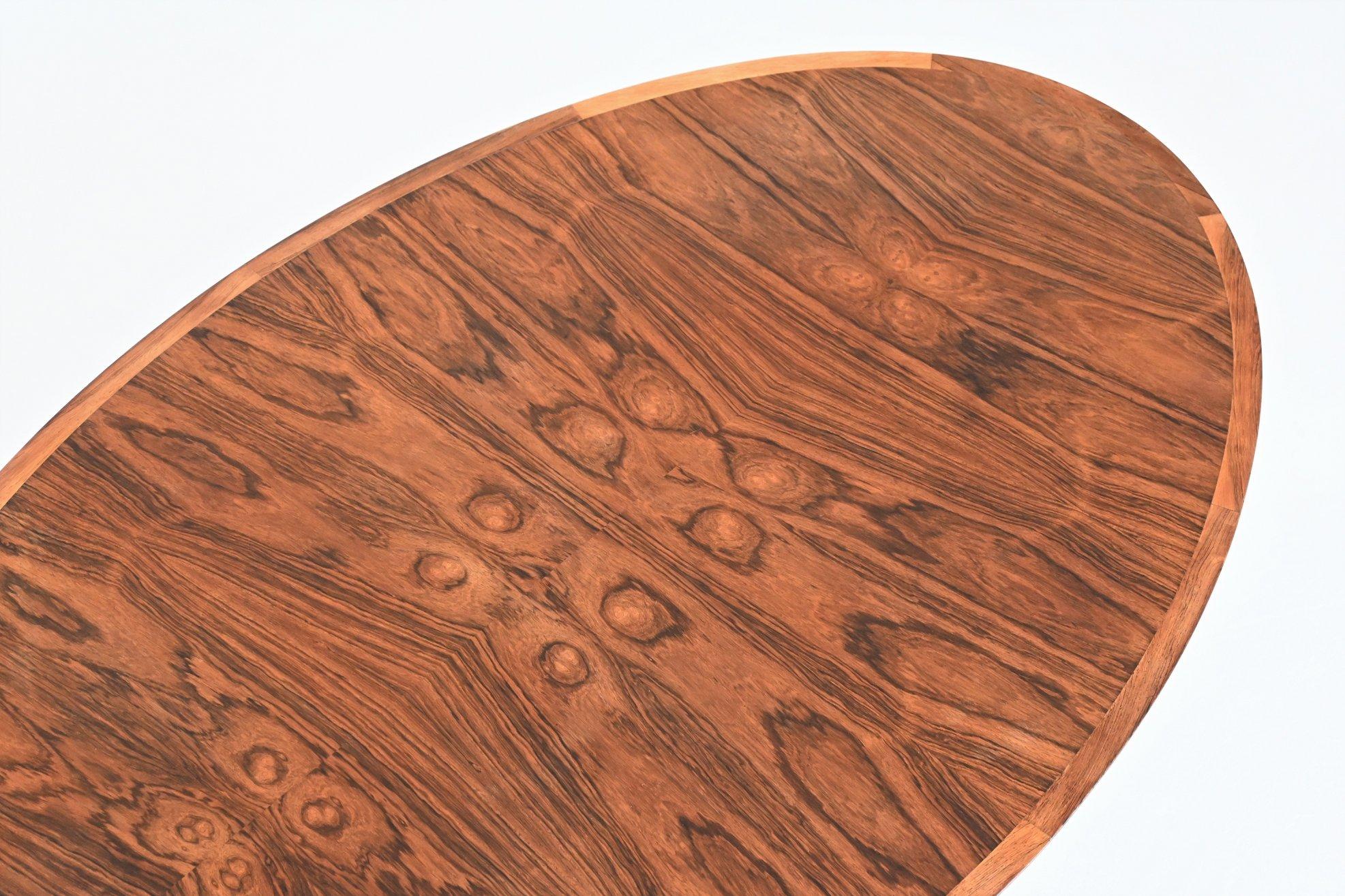 Mid-20th Century Adjustable Table in Rosewood Wilhelm Renz Style, Germany, 1960