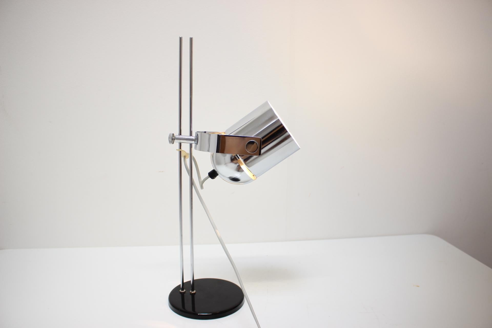 Mid-Century Modern Adjustable Table Lamp by Stanislav Indra for Combi Lux, Czechoslovakia,  1970's For Sale