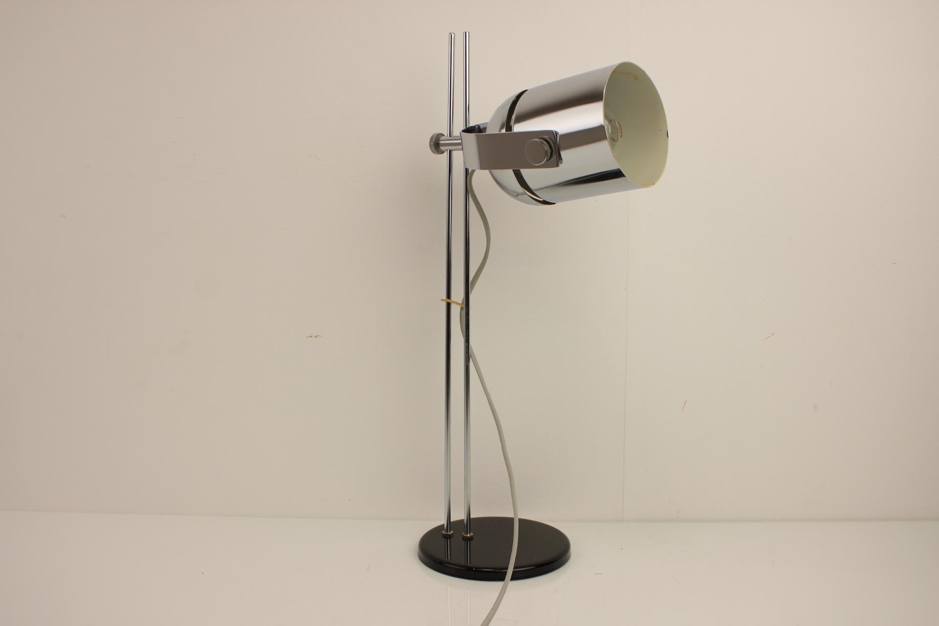 Adjustable Table Lamp by Stanislav Indra for Combi Lux, Czechoslovakia,  1970's In Good Condition For Sale In Praha, CZ