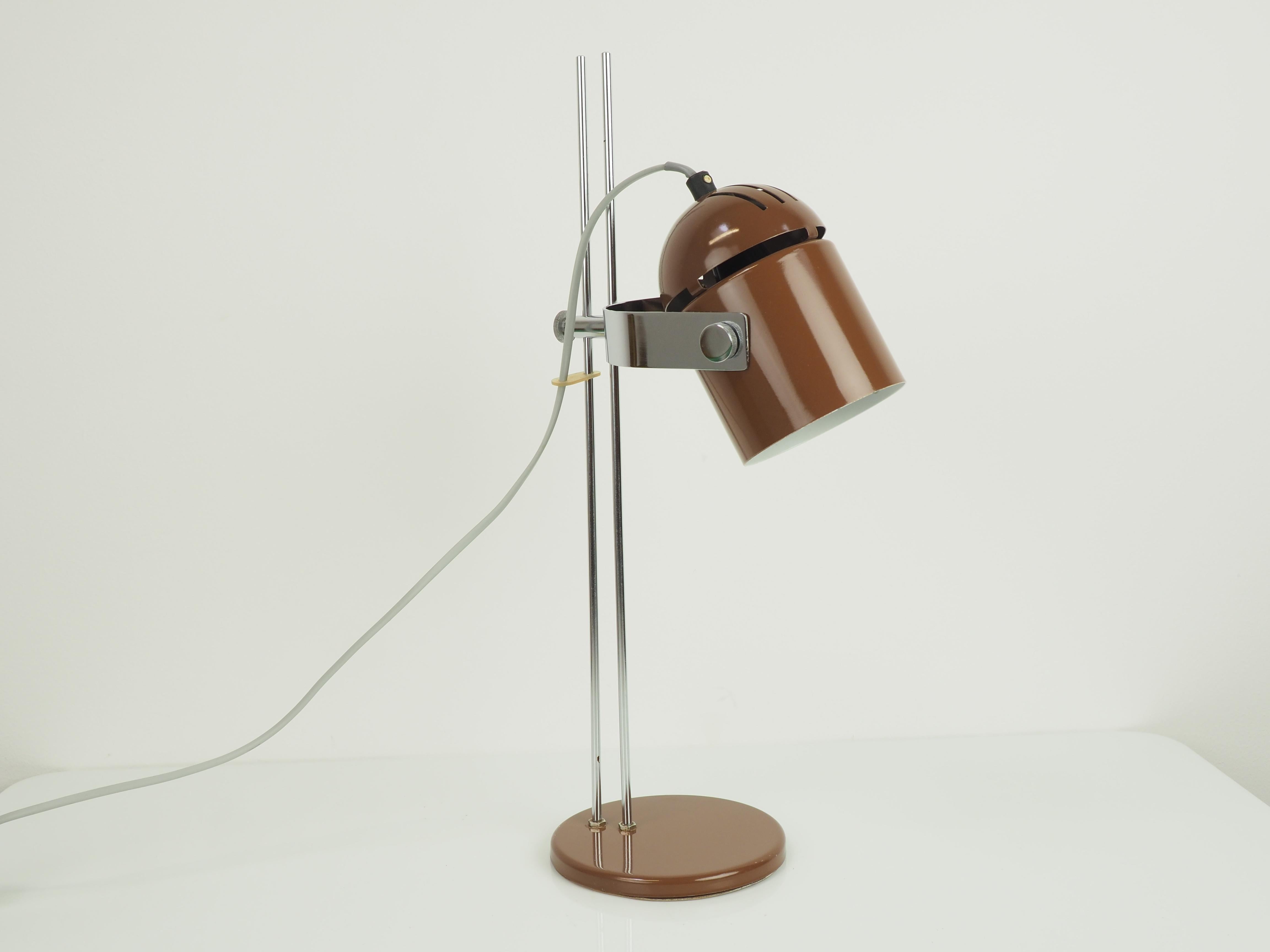 Adjustable Table Lamp by Stanislav Indra for Combi Lux, Czechoslovakia,  1970's In Good Condition For Sale In Praha, CZ