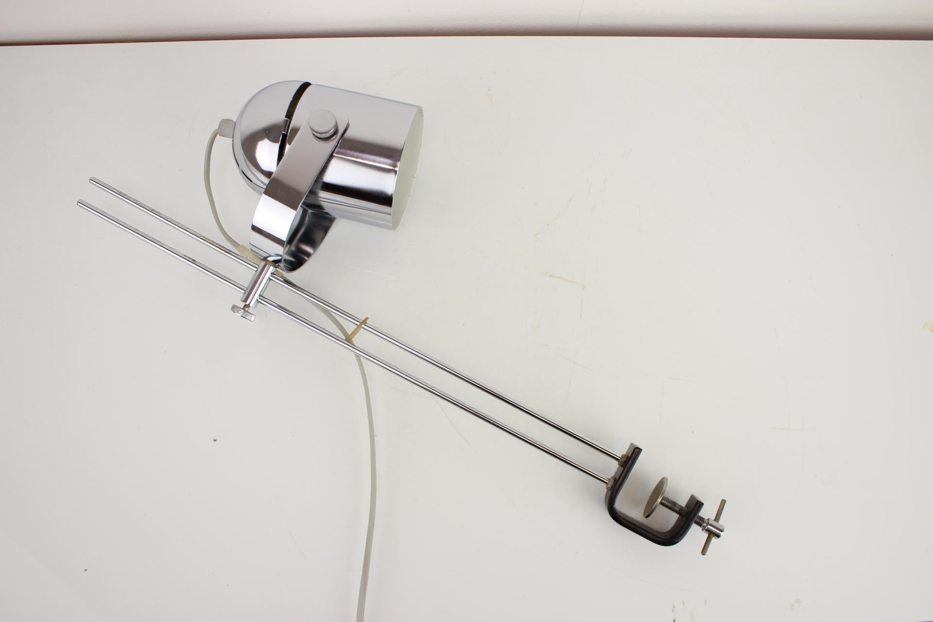 Adjustable Table Lamp by Stanislav Indra for Combi Lux, Czechoslovakia,  1970's In Good Condition For Sale In Praha, CZ