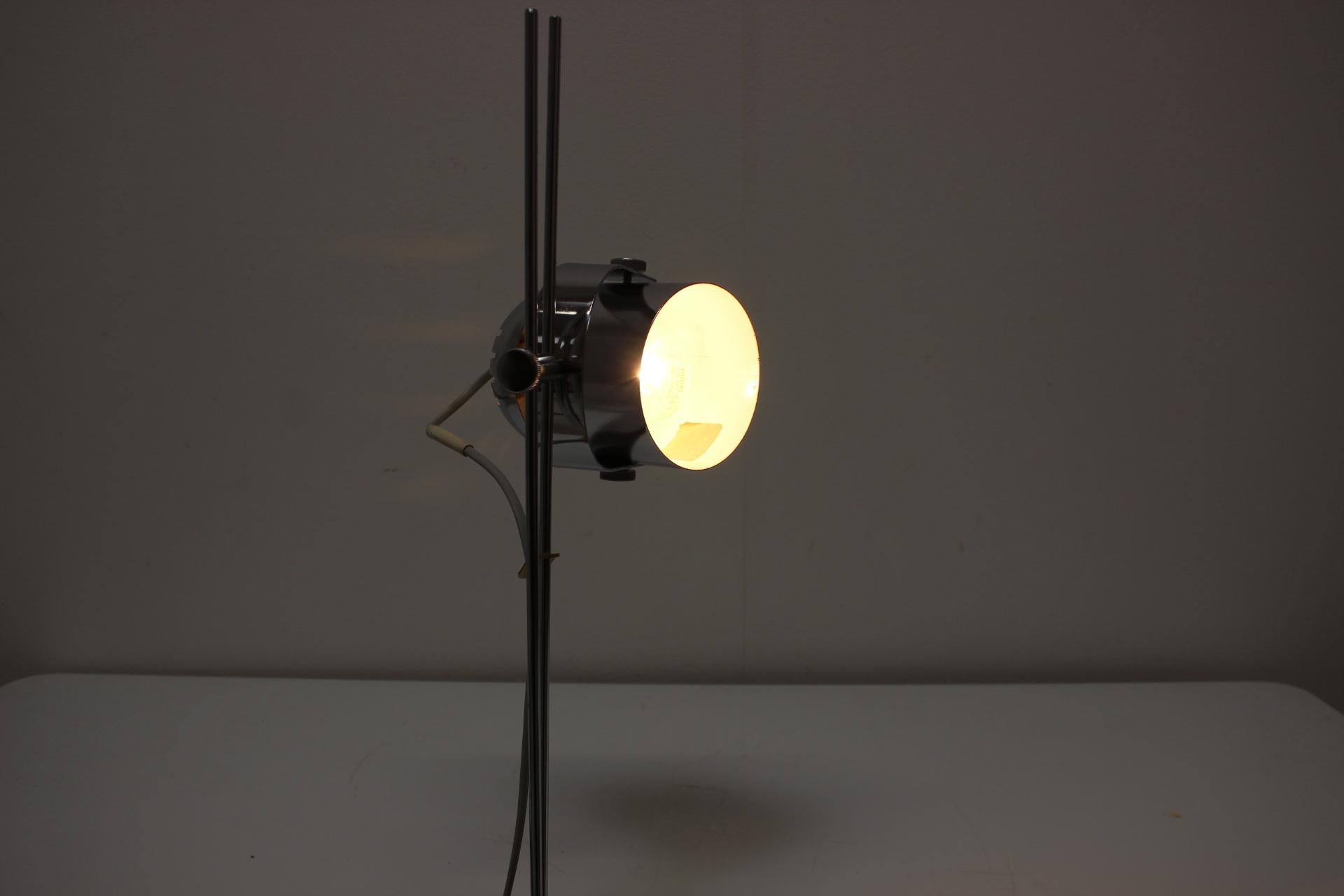 Adjustable Table Lamp by Stanislav Indra for Combi Lux, Czechoslovakia,  1970's For Sale 2