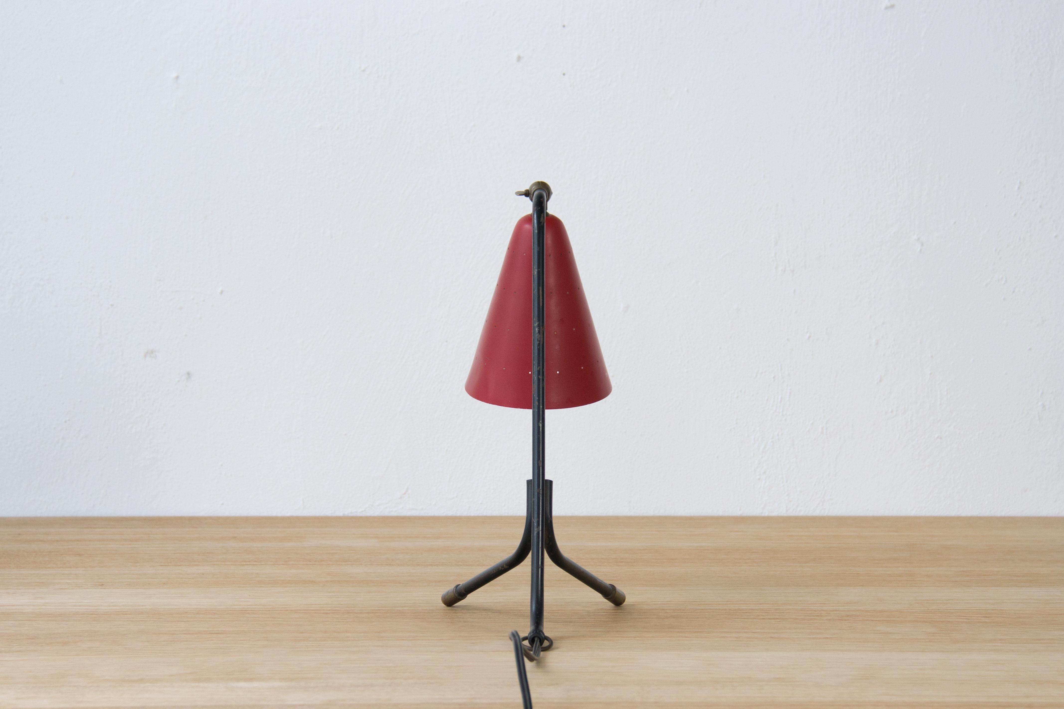 Scandinavian Modern Adjustable Table Lamp by Svend Aage Holm Sorensen for Holm Sorensen & Co For Sale