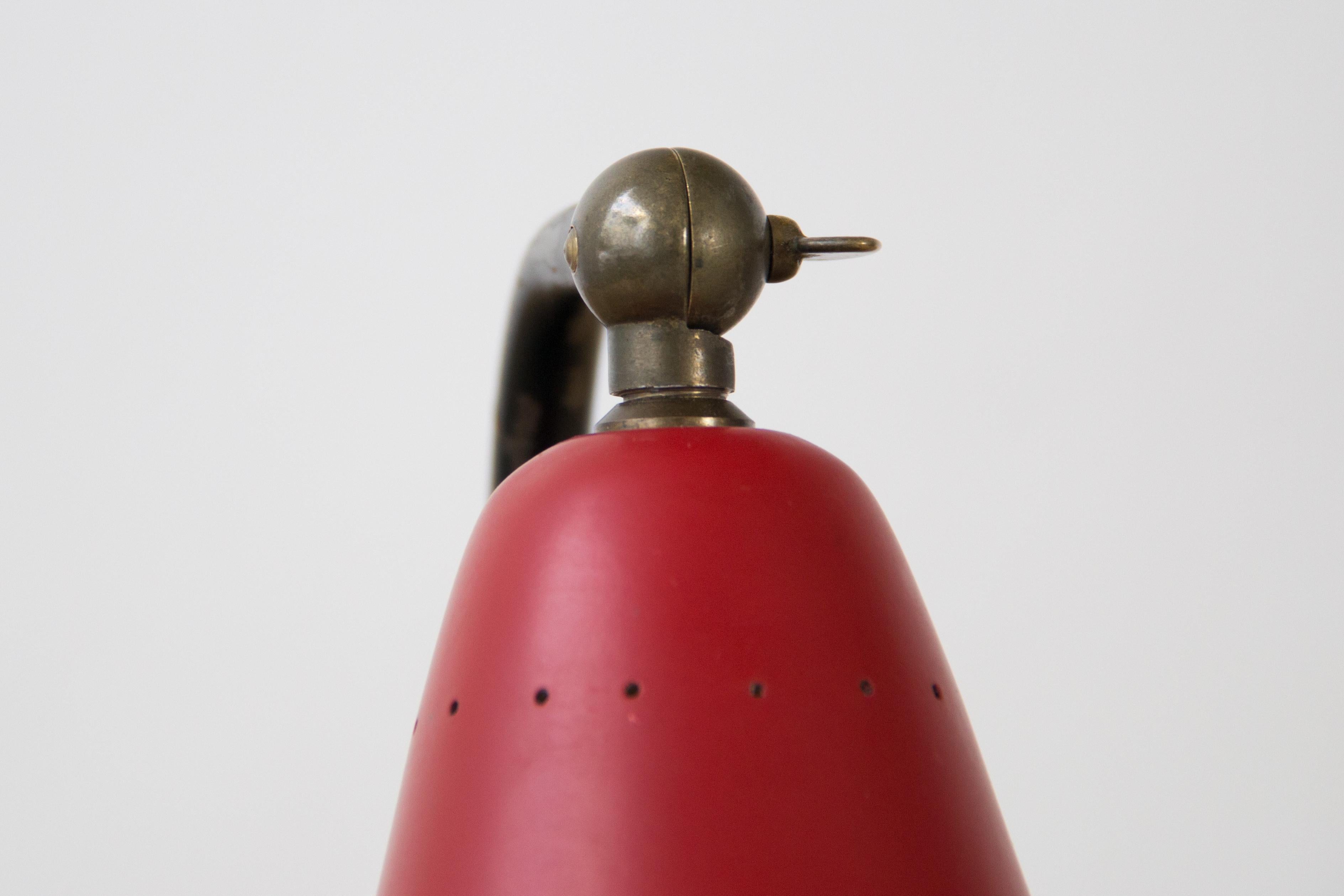 Danish Adjustable Table Lamp by Svend Aage Holm Sorensen for Holm Sorensen & Co For Sale