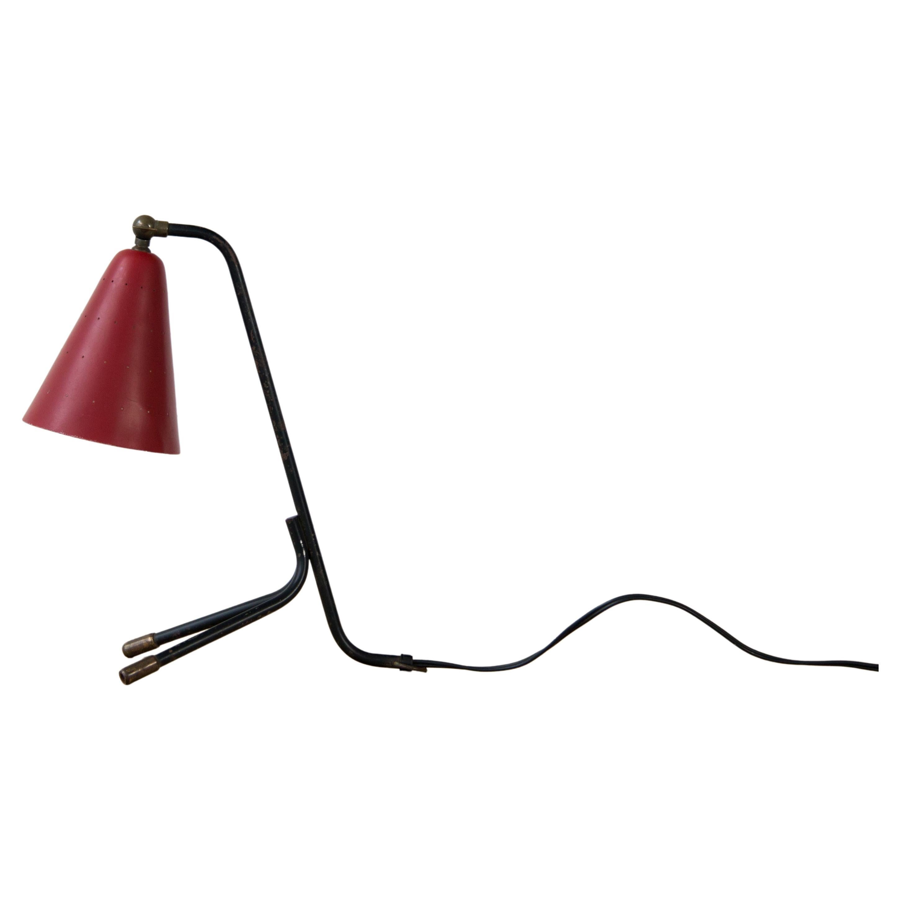 Adjustable Table Lamp by Svend Aage Holm Sorensen for Holm Sorensen & Co For Sale