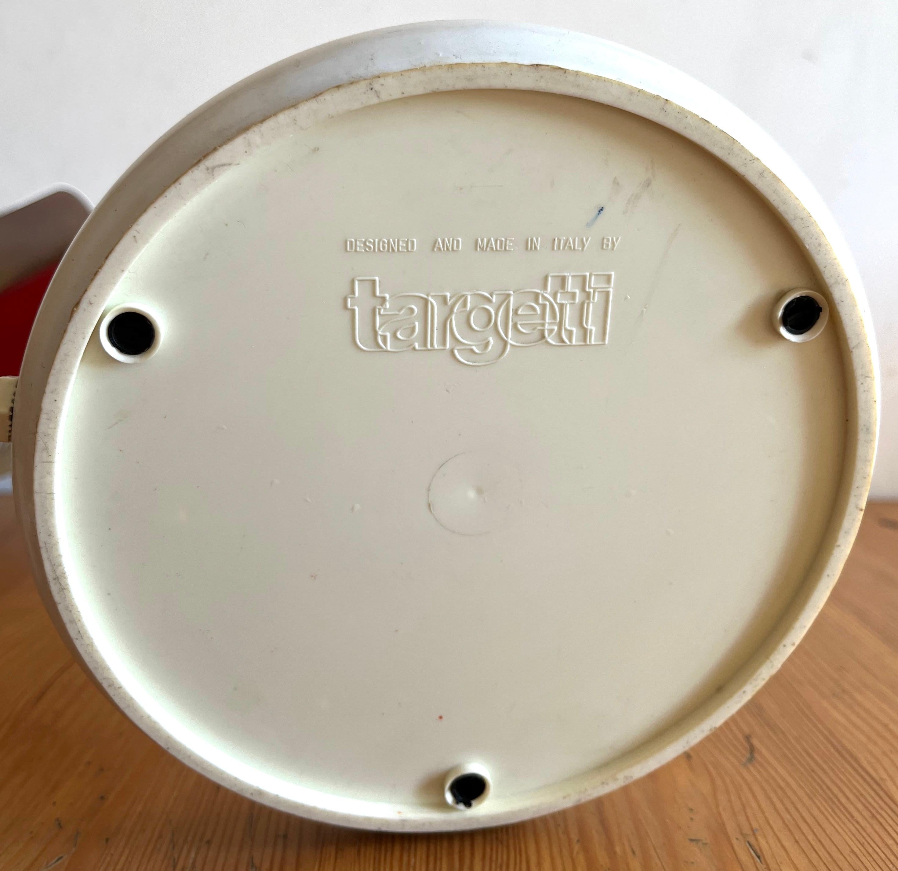Plastic Adjustable table lamp by Targetti Sankey Italia, 1970s For Sale
