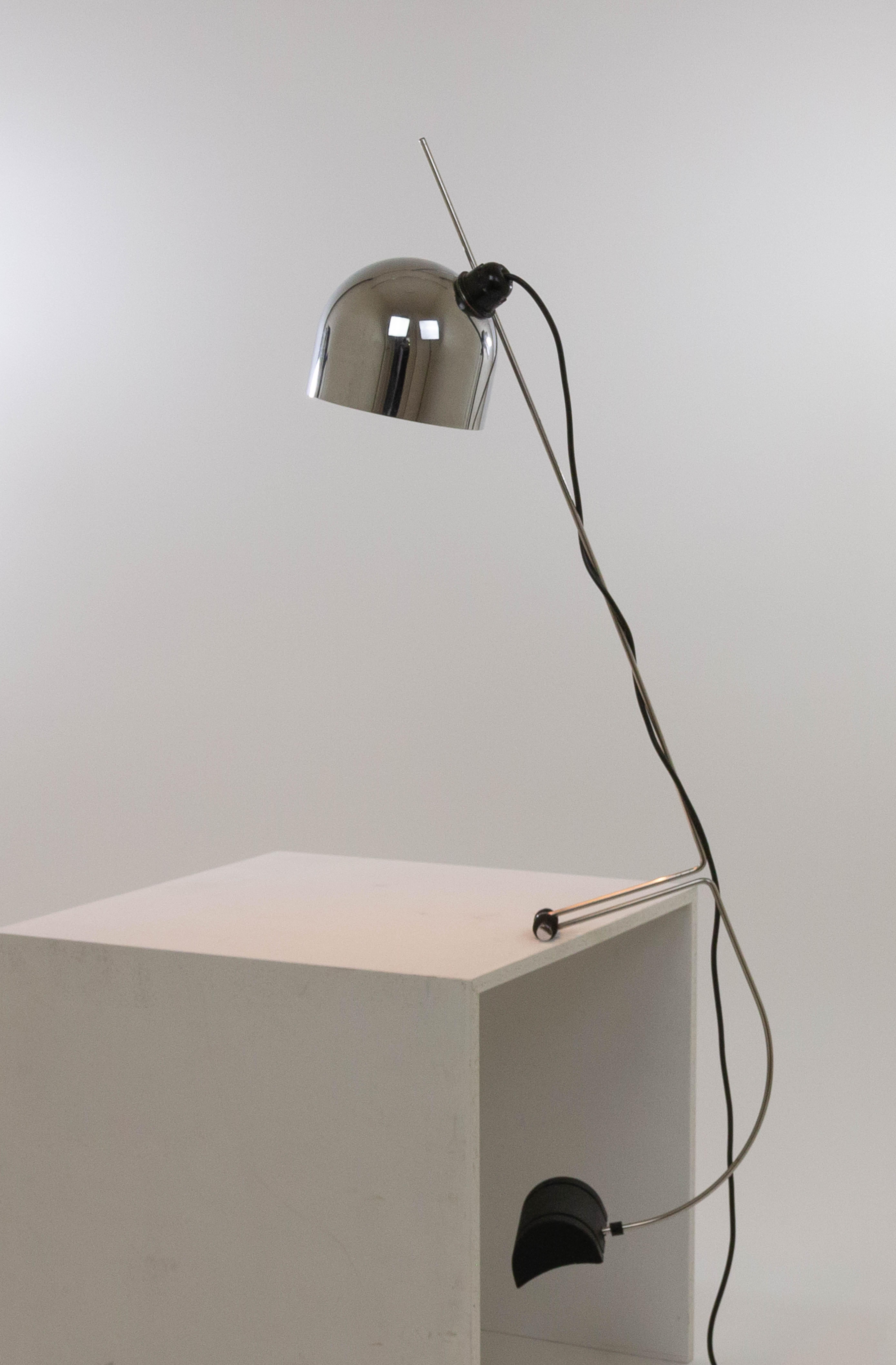 Mid-Century Modern Adjustable table lamp by Vid Brataševec for Lumenform, 1970s For Sale
