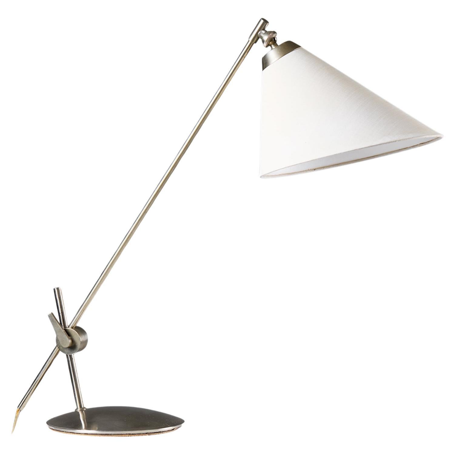 Lampada da tavolo regolabile Disegnata da TH. A. Valentin per Poul Dinesen