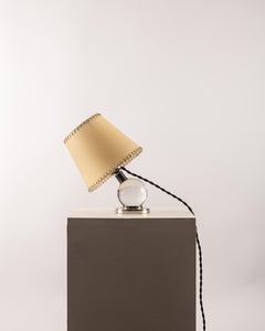 Lampe de table réglable Model No 7706 par Jacques Adnet pour Baccarat - France, années 1930