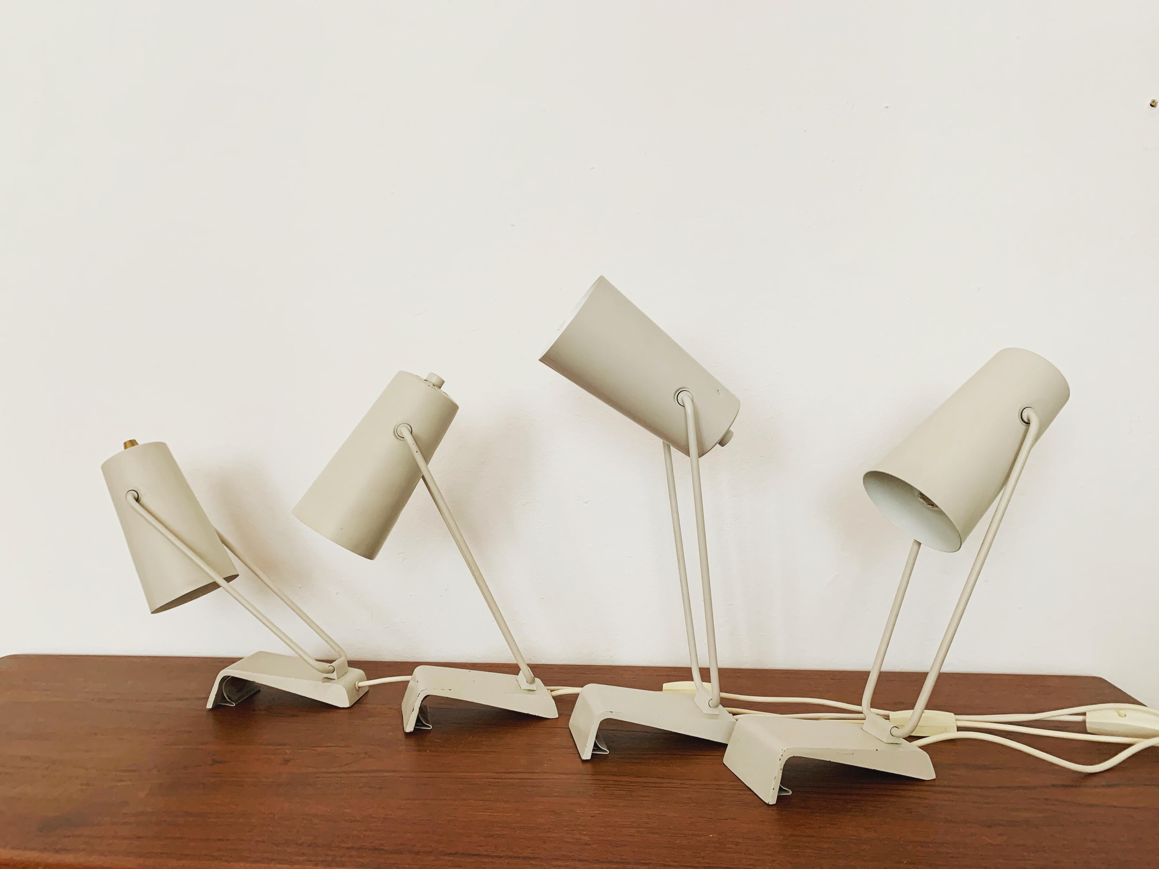 Mid-Century Modern Adjustable Table Lamp or Wall Lamp by Kaiser Leuchten For Sale