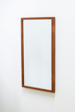 Adjustable Teak and Metal Mirror by Hans-Agne Jakobsson, Sweden, 1950s