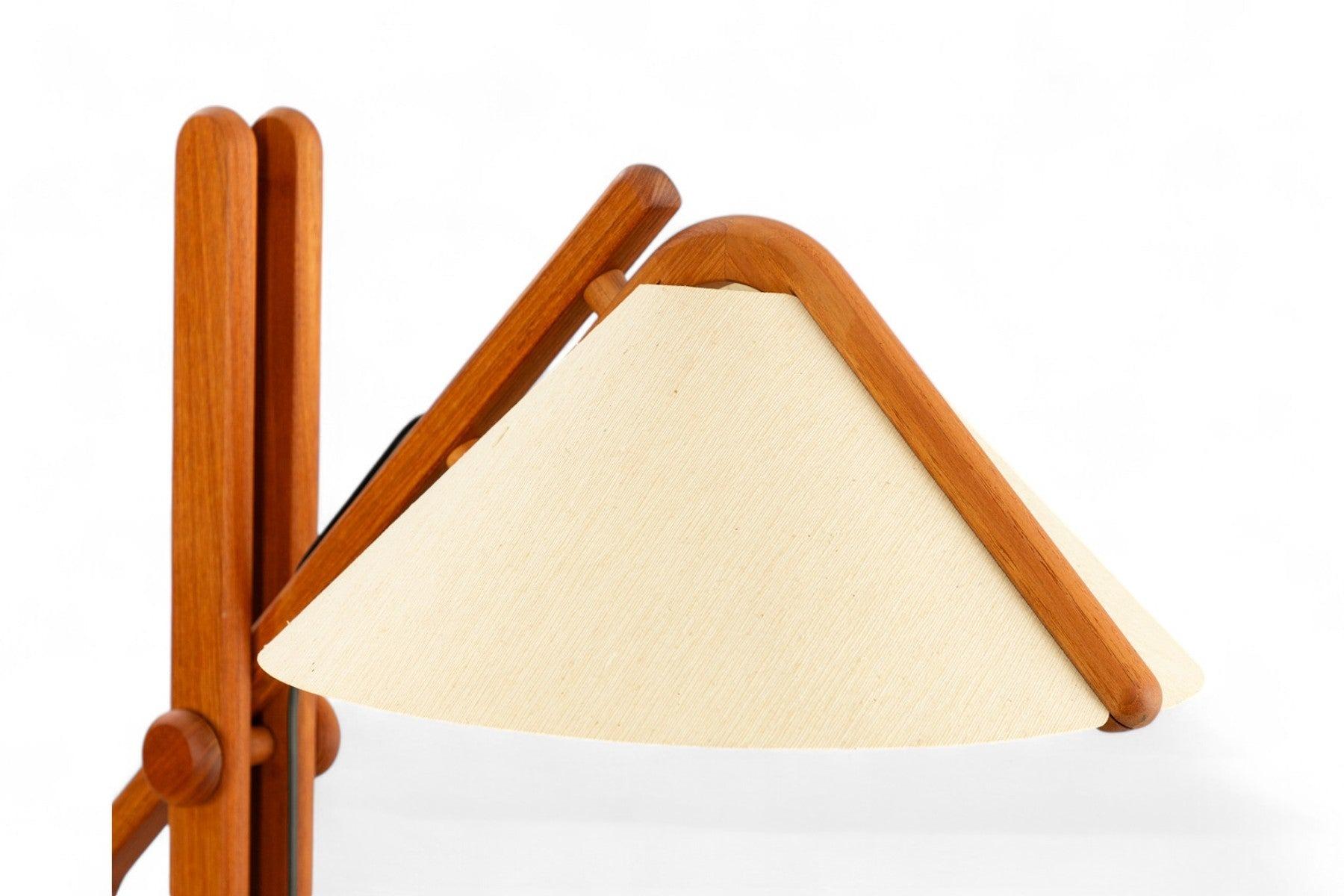 Adjustable Teak Floor Lamp by Domus 2