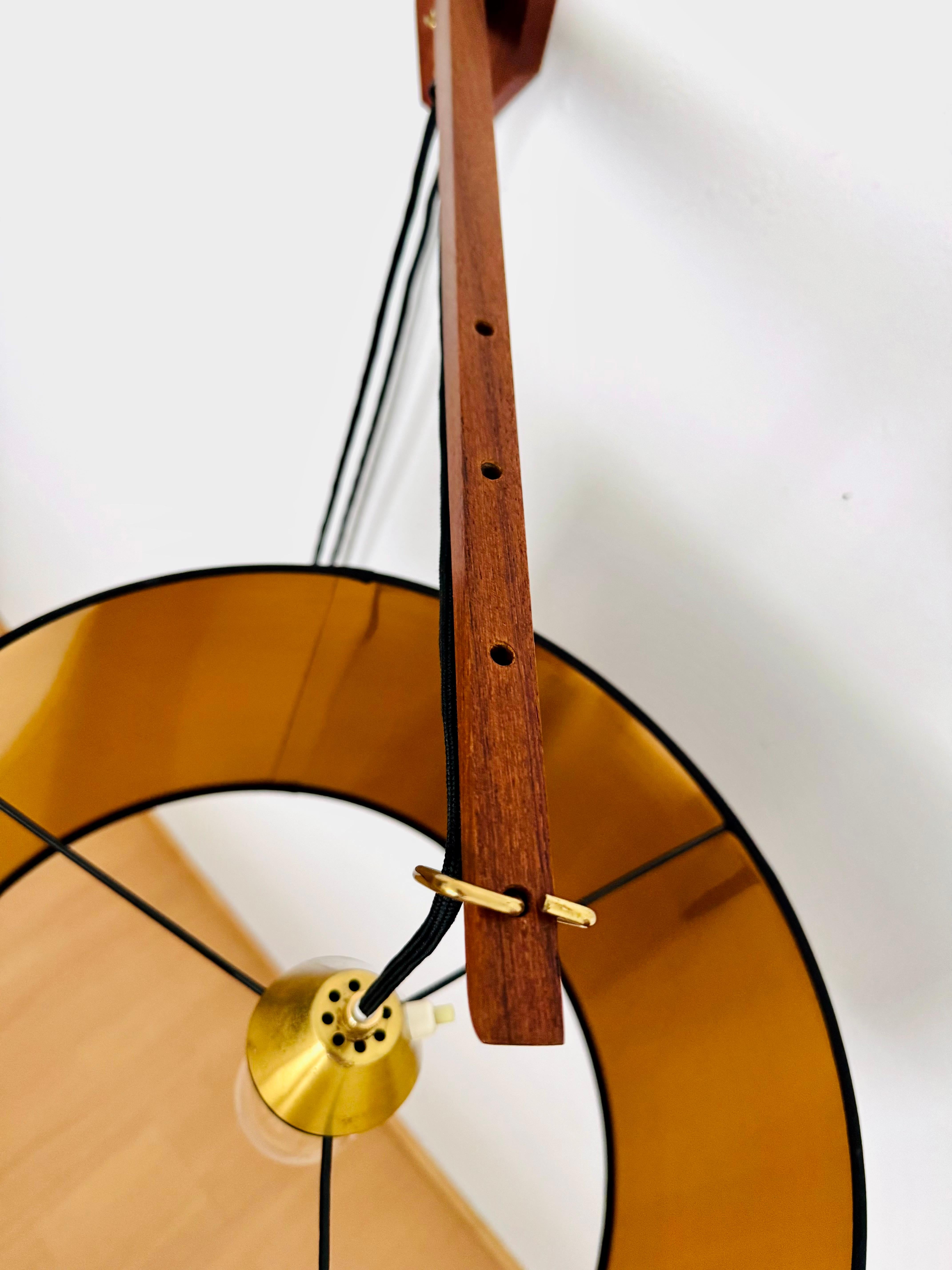 Adjustable Teak Wall Lamp by Kaiser Leuchten For Sale 6
