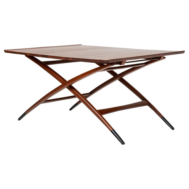 Dining Table By Edward Wormley, Adjustable Height Coffee Dining Table