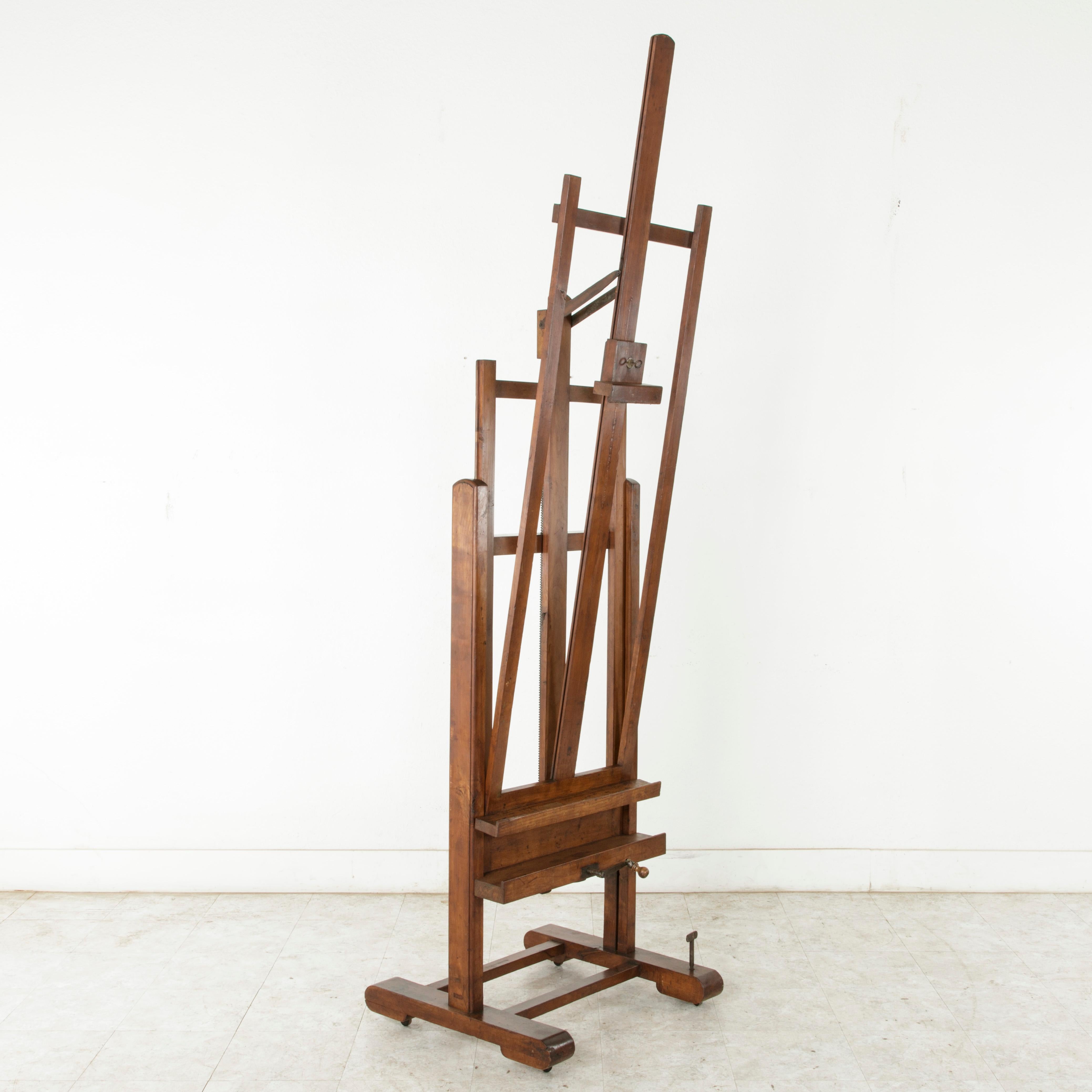 wood floor easel for different age