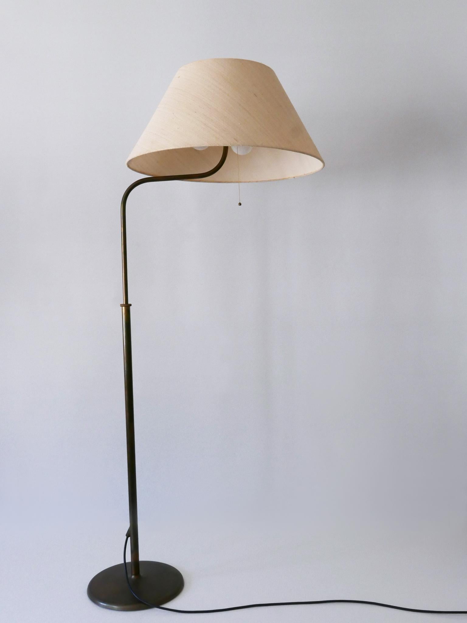 Lampadaire ou lampe de lecture réglable, Allemagne, années 1960 en vente 3