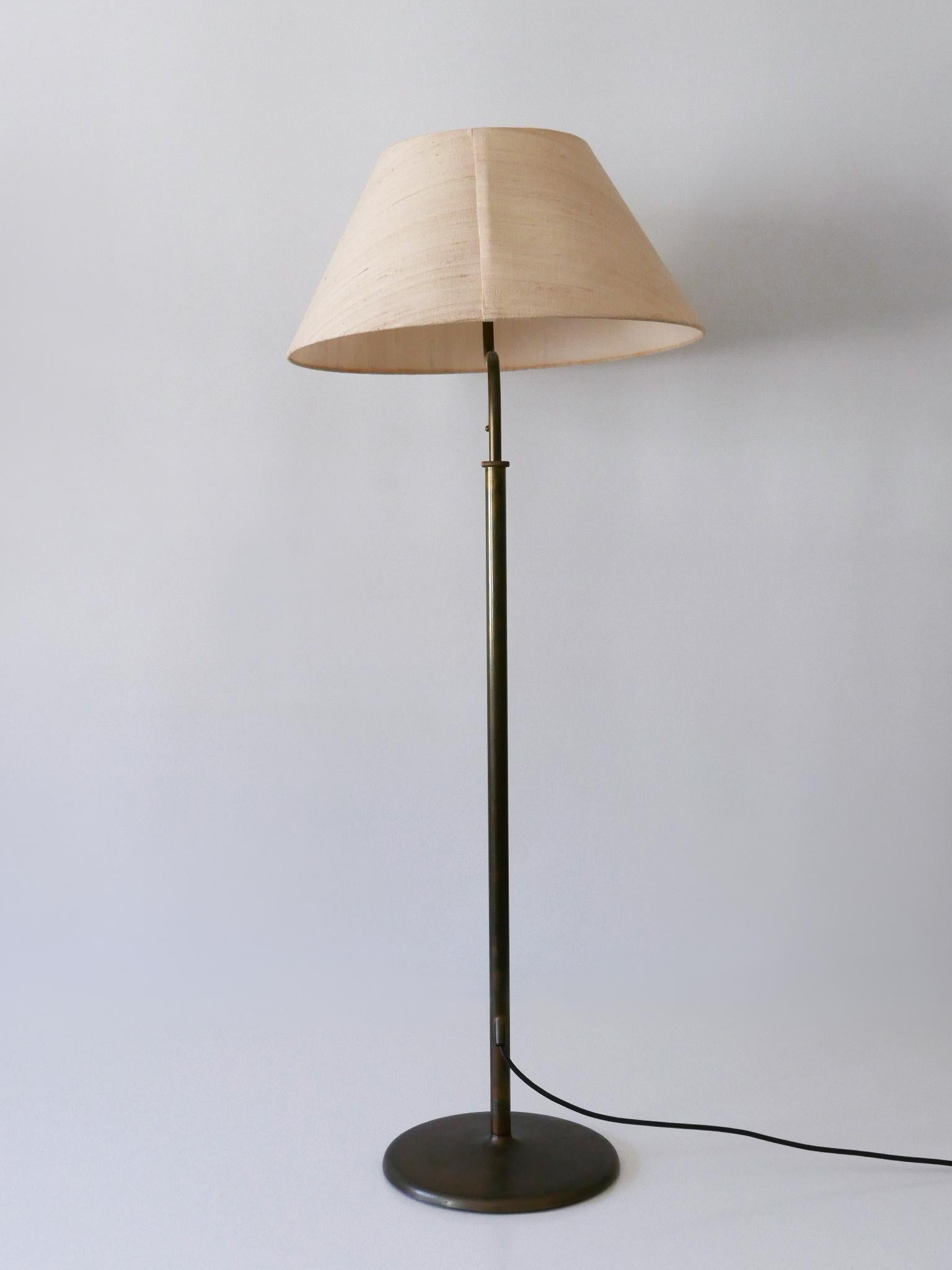 Lampadaire ou lampe de lecture réglable, Allemagne, années 1960 en vente 6