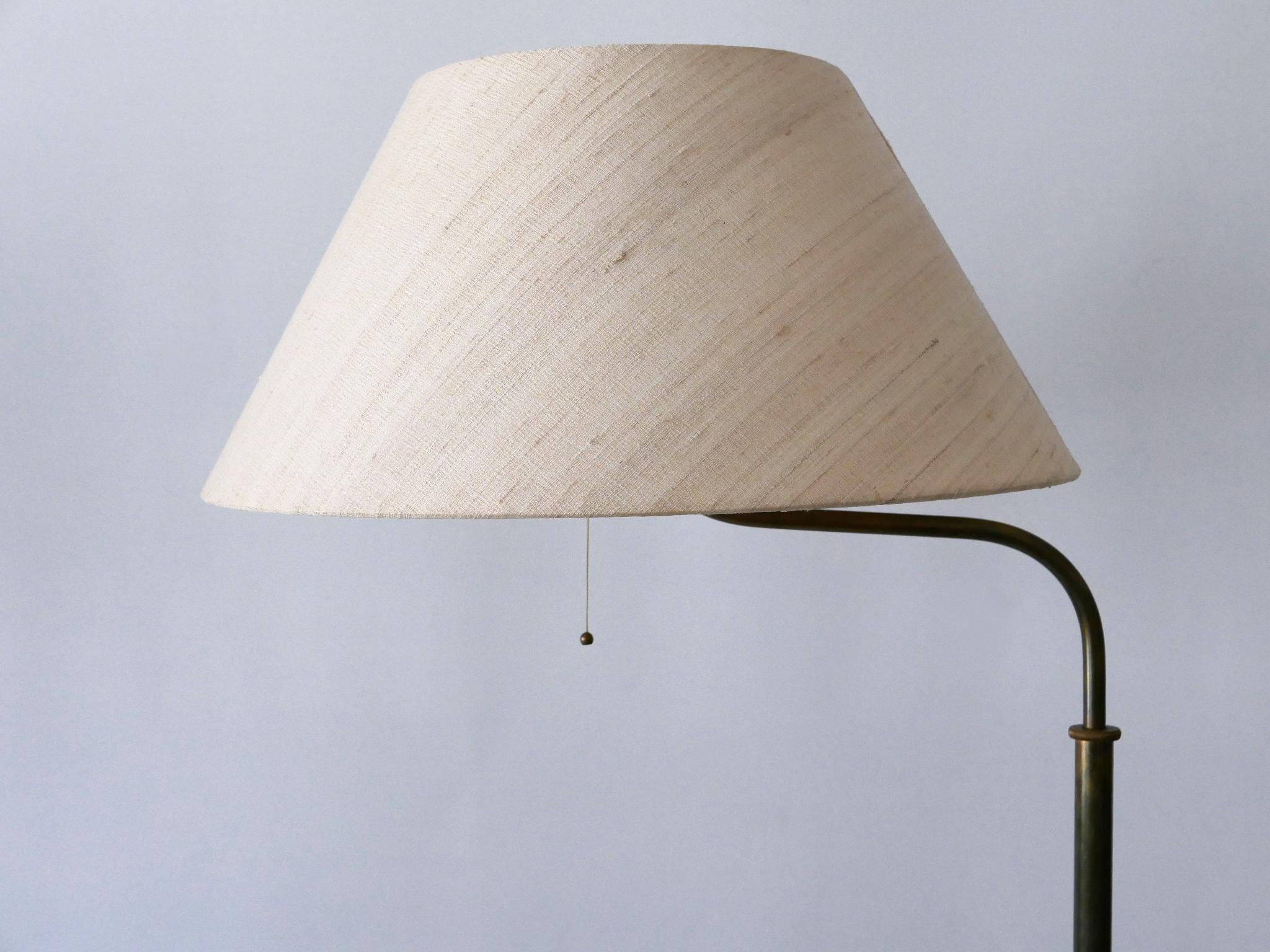 Lampadaire ou lampe de lecture réglable, Allemagne, années 1960 en vente 10