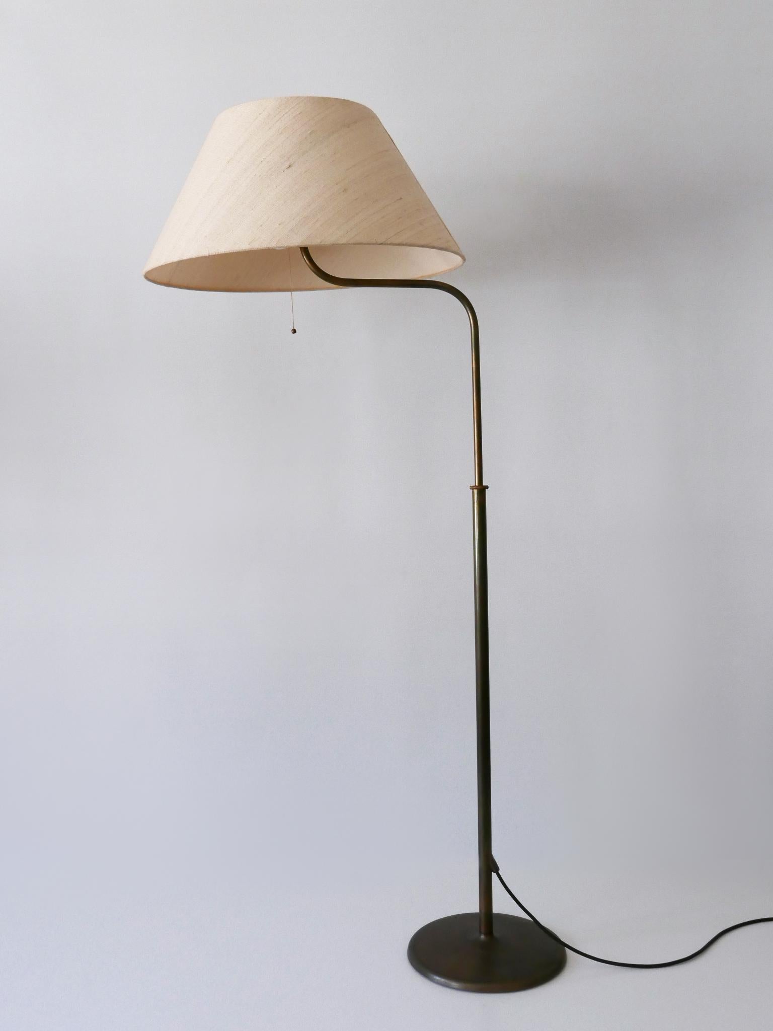 Lampadaire ou lampe de lecture réglable, Allemagne, années 1960 Bon état - En vente à Munich, DE