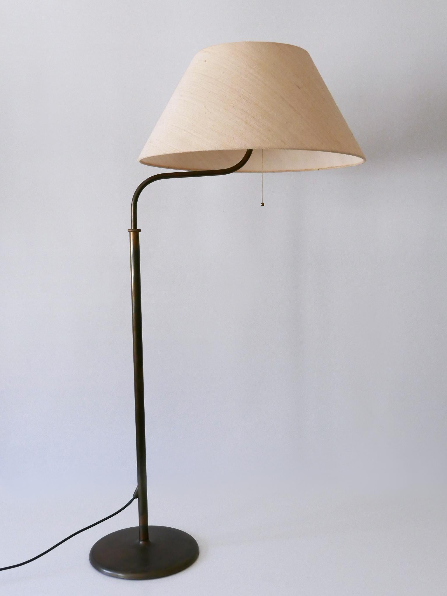 Lampadaire ou lampe de lecture réglable, Allemagne, années 1960 en vente 1