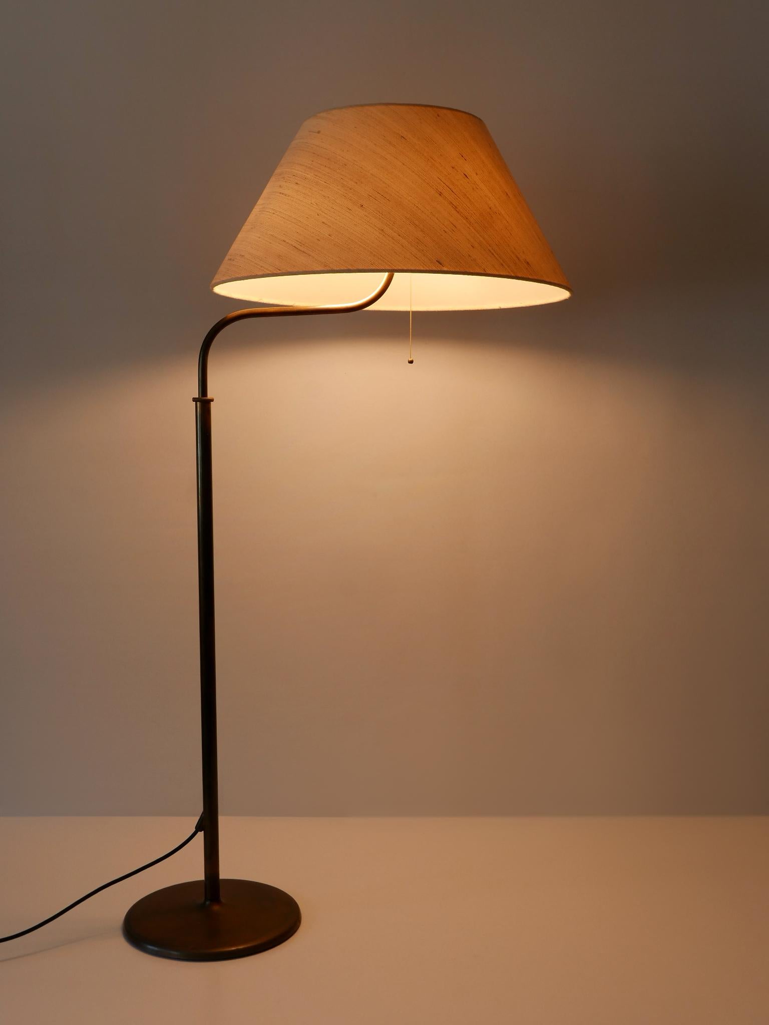 Lampadaire ou lampe de lecture réglable, Allemagne, années 1960 en vente 2