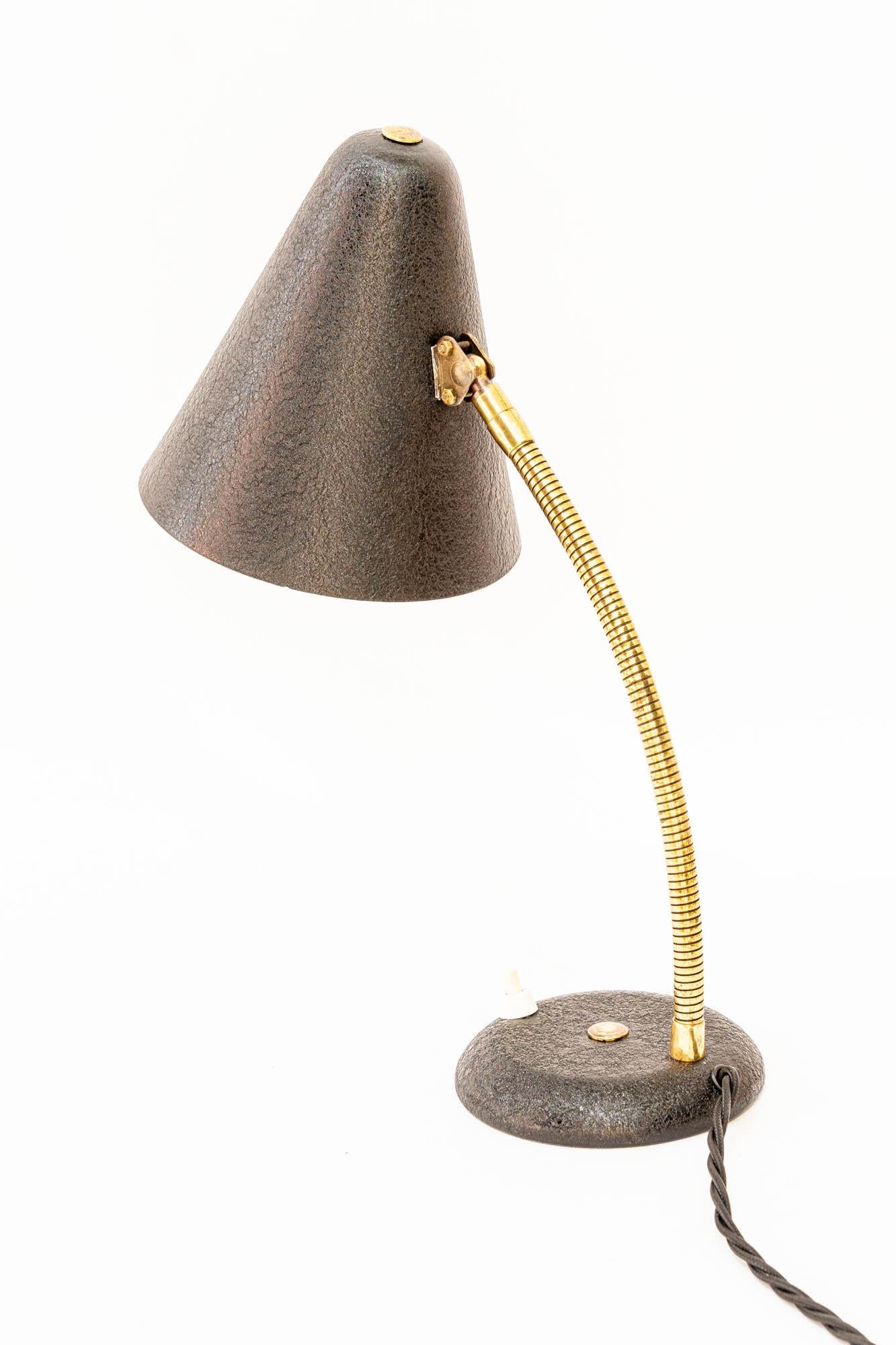 Austrian Adjustable Vintage table lamp around 1960s For Sale