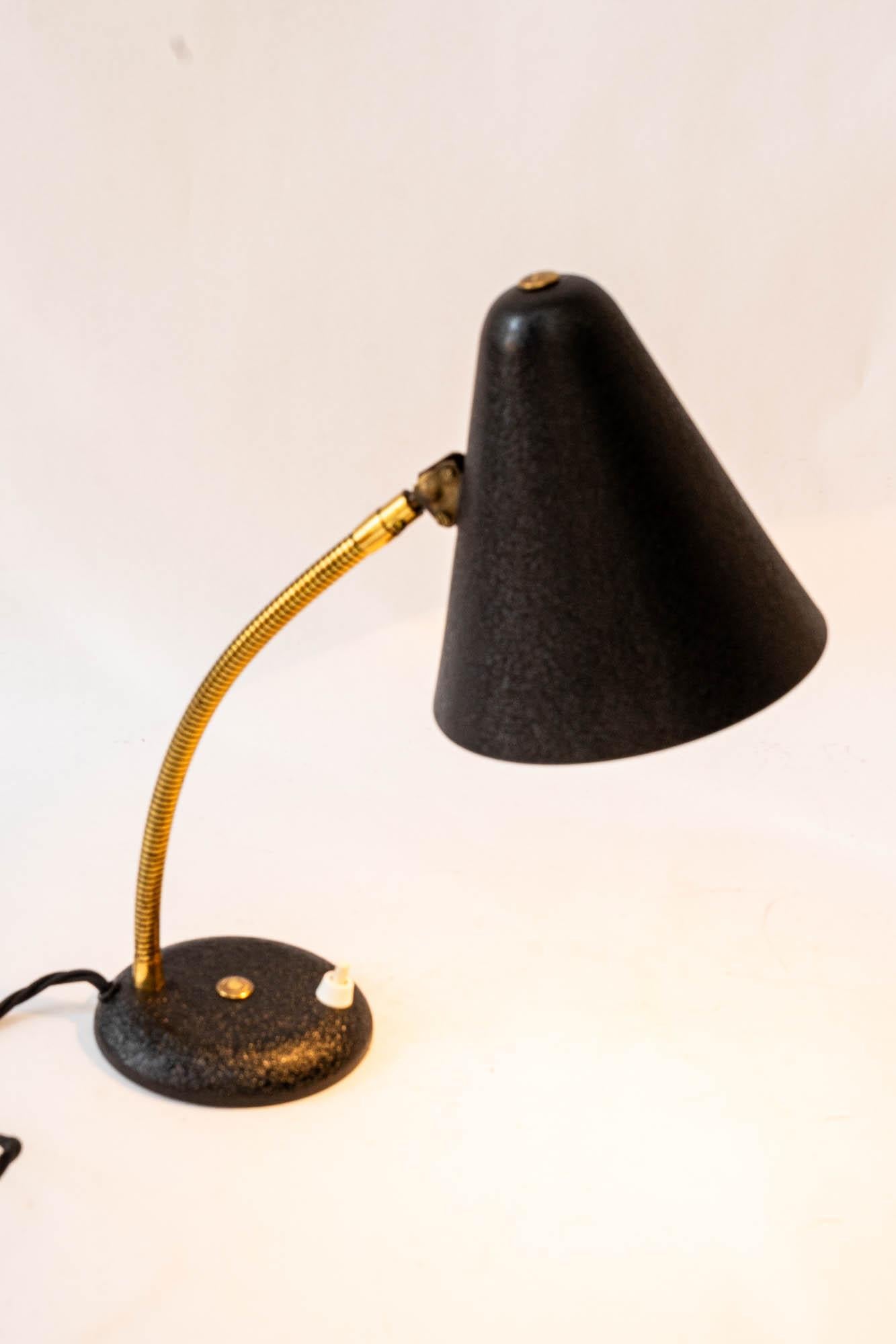 Mid-20th Century Adjustable Vintage table lamp around 1960s For Sale