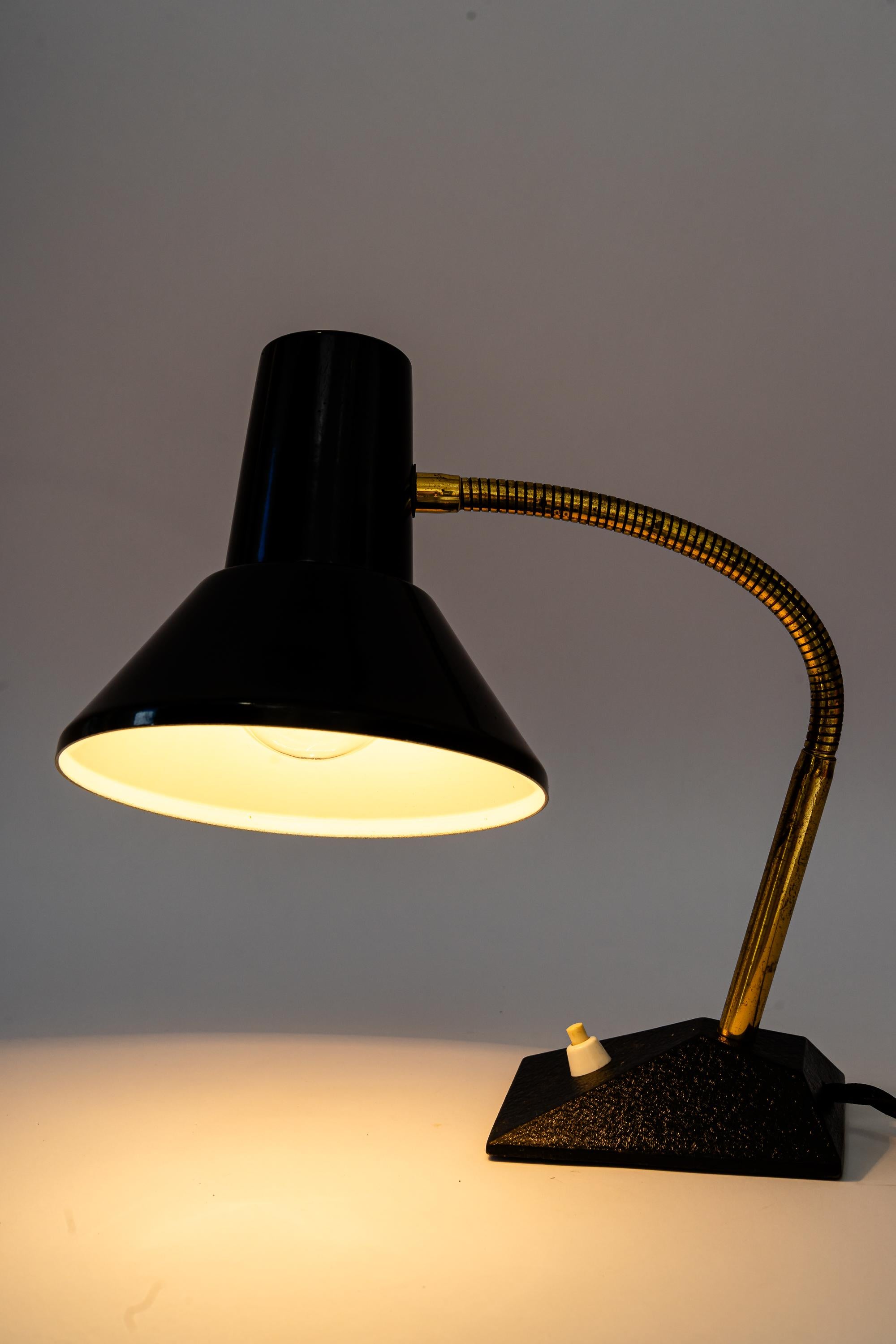 Mid-20th Century Adjustable vintage table lamp vienna around 1960s For Sale
