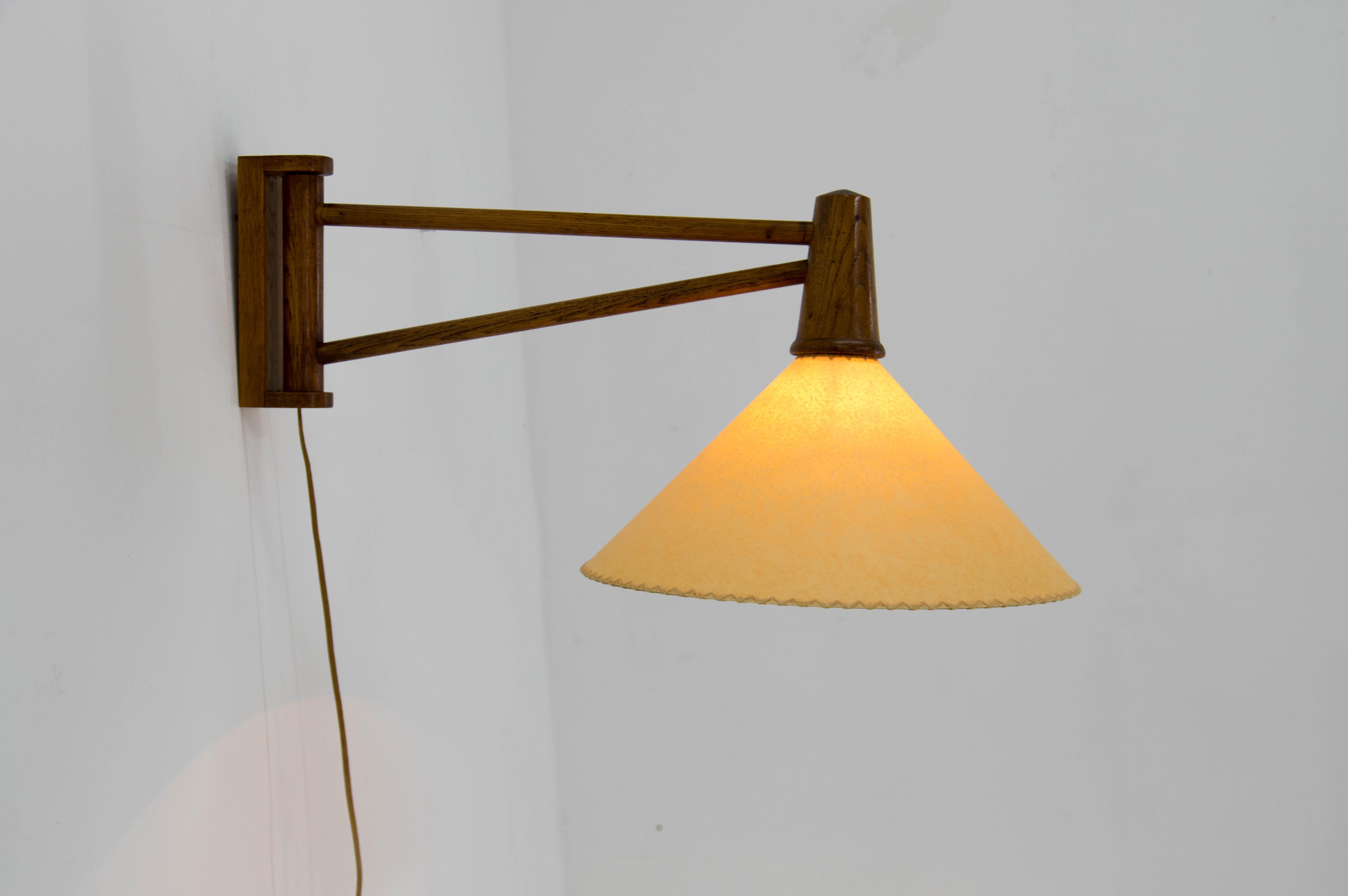 Mid-Century Modern Adjustable Wall Lamp by ULUV, 1960s