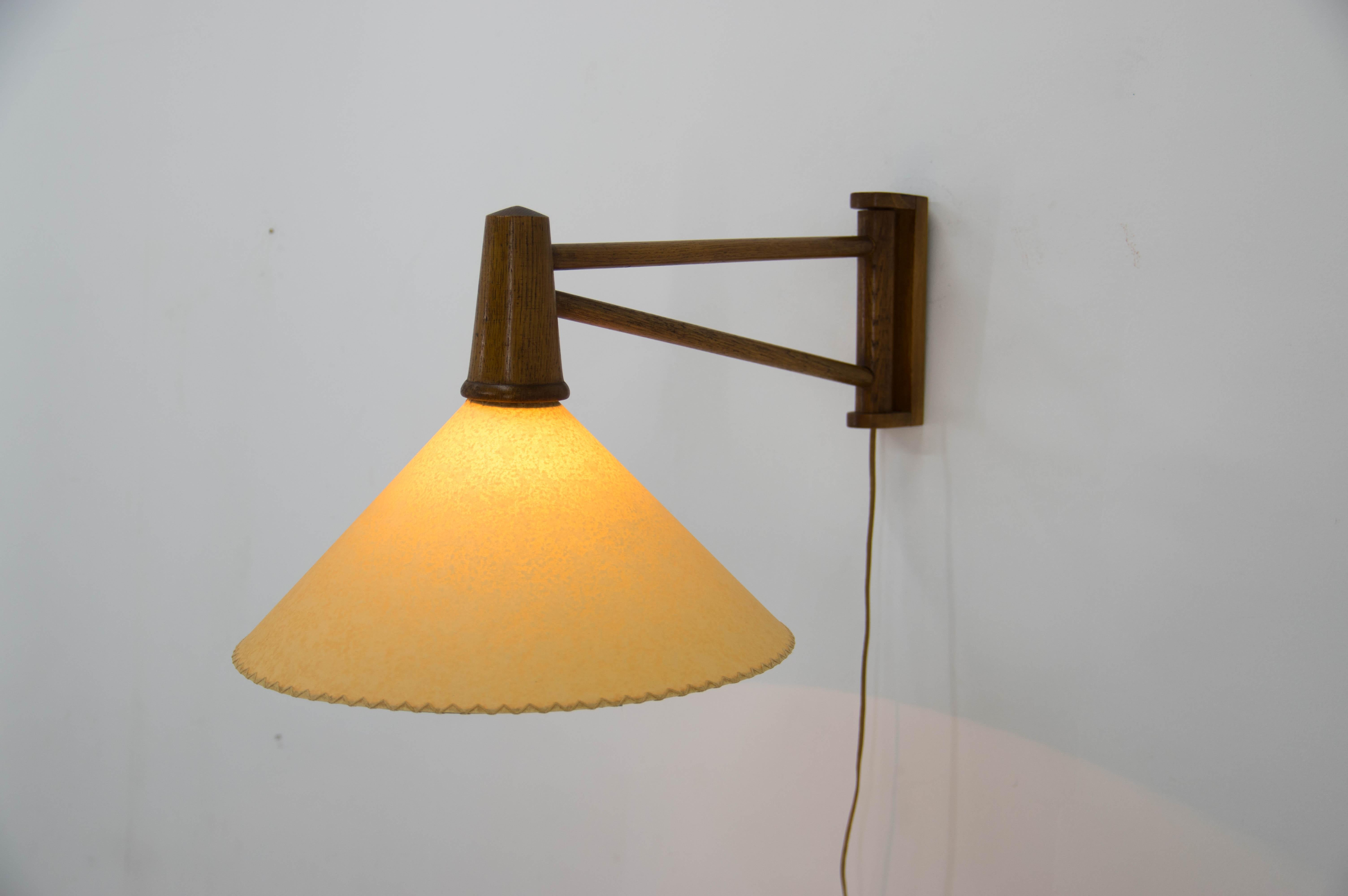 Adjustable Wall Lamp by ULUV, 1960s In Good Condition In Praha, CZ