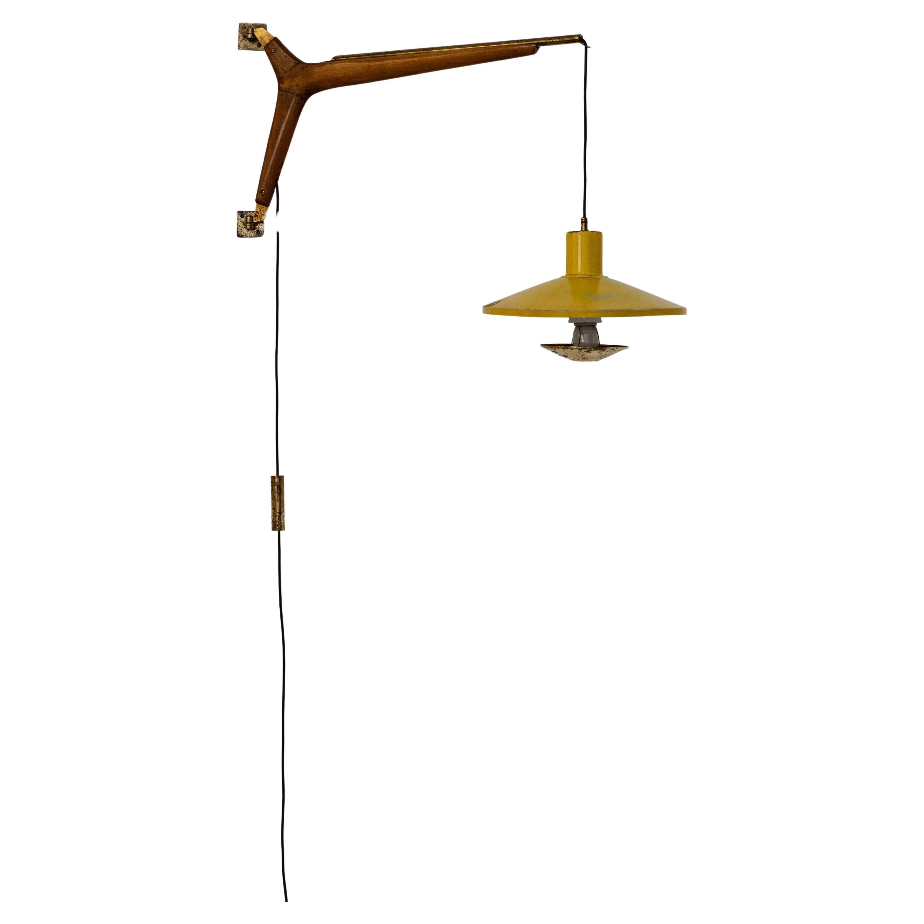 Adjustable Wall Lamp for Stilnovo, Italy, 1950s