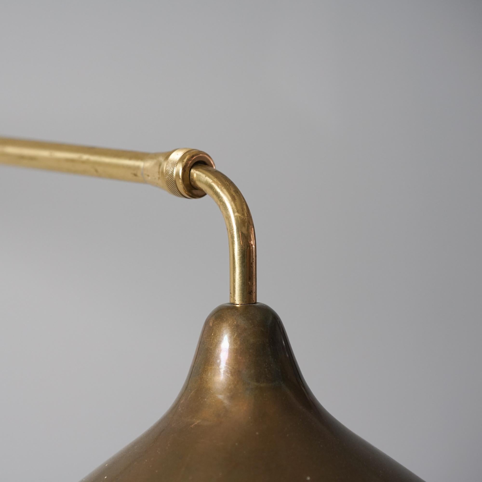 Finnish Adjustable Wall Light Model 3062, Lisa Johansson-Pape, Orno Oy, Mid-20th Century For Sale