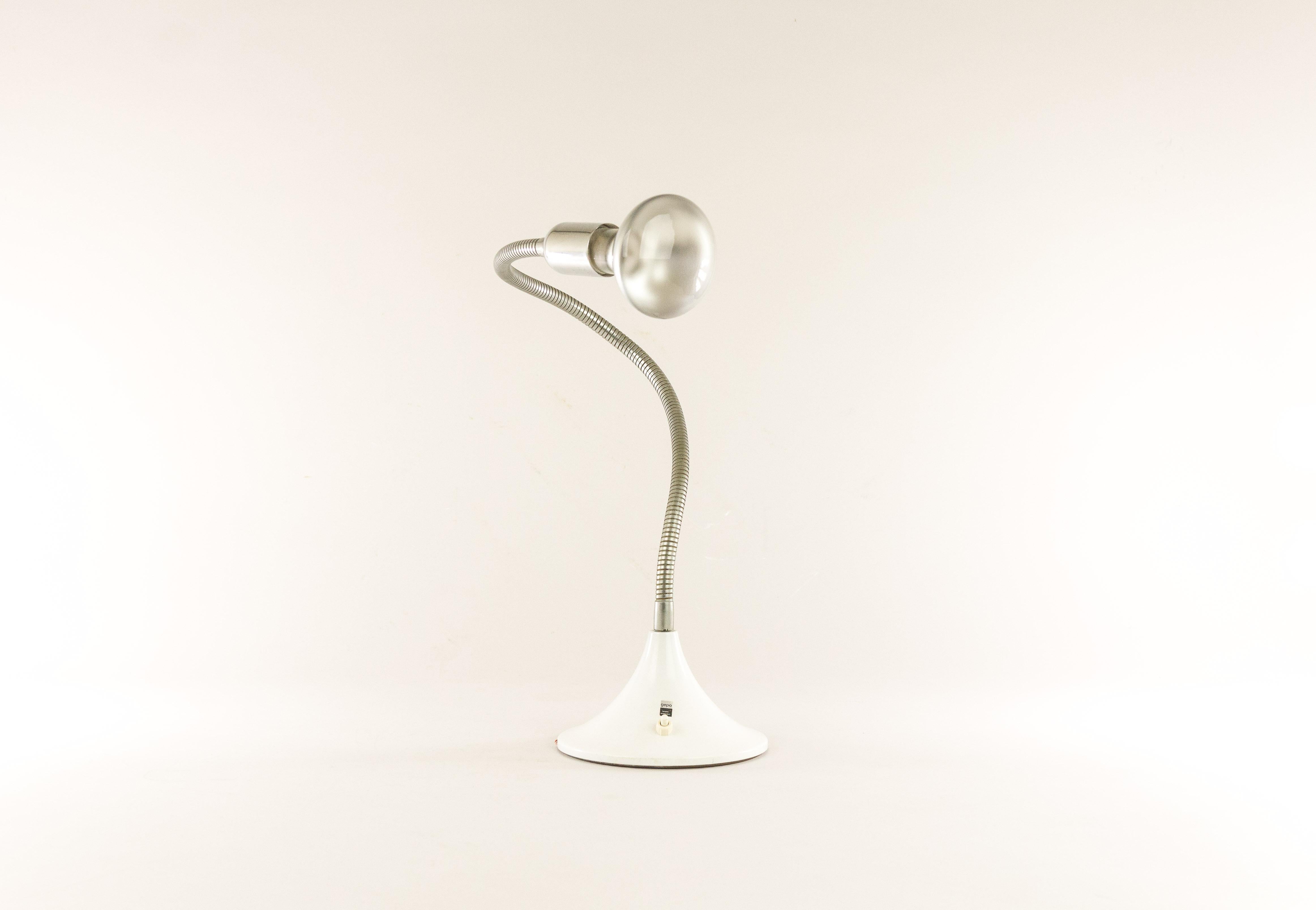 Dutch Adjustable Wall or Table Lamp by Gepo, 1970s For Sale